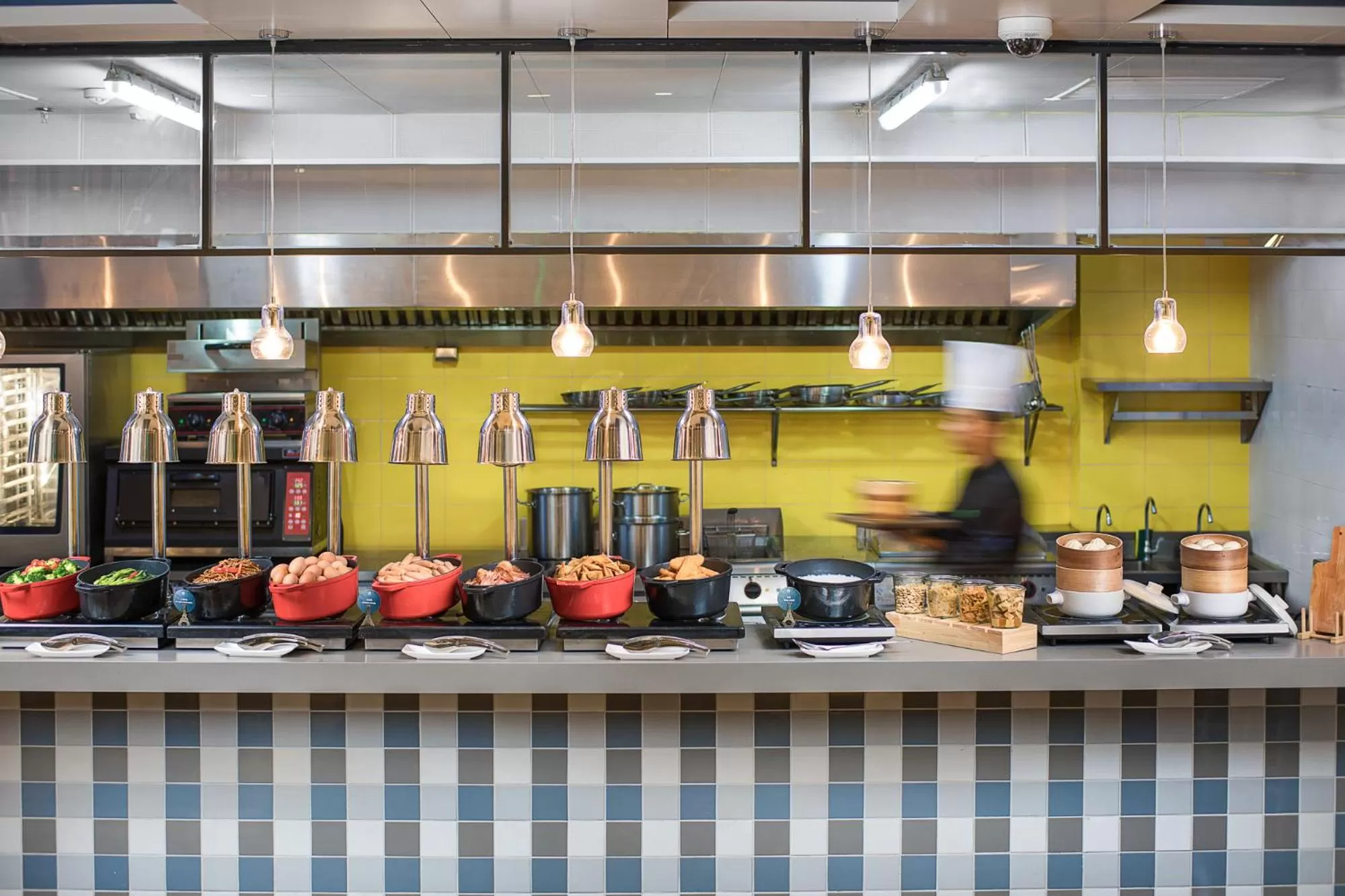 Buffet breakfast in Campanile Hotel - Shanghai Jing'an Temple