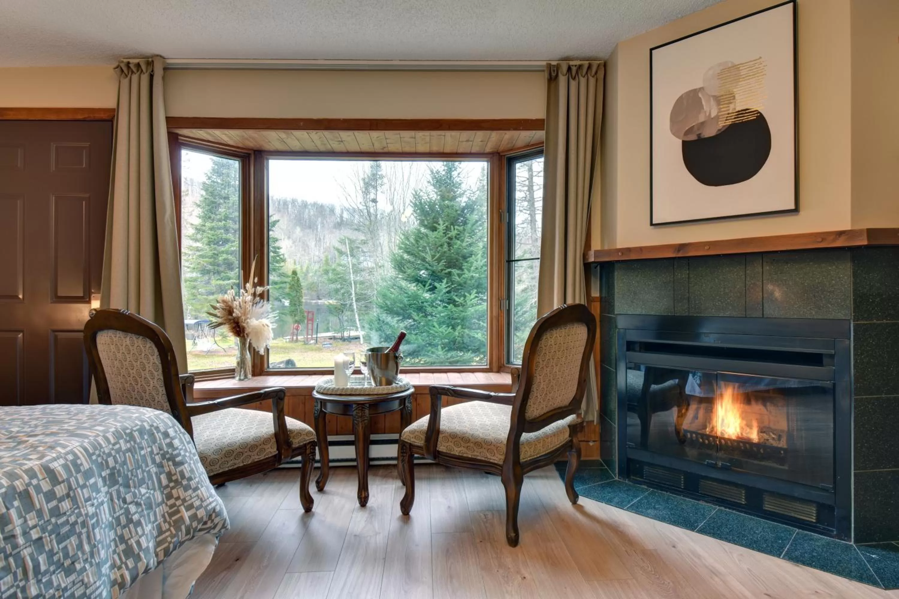 View (from property/room) in Hotel Le Petit Lac Sainte-Adèle