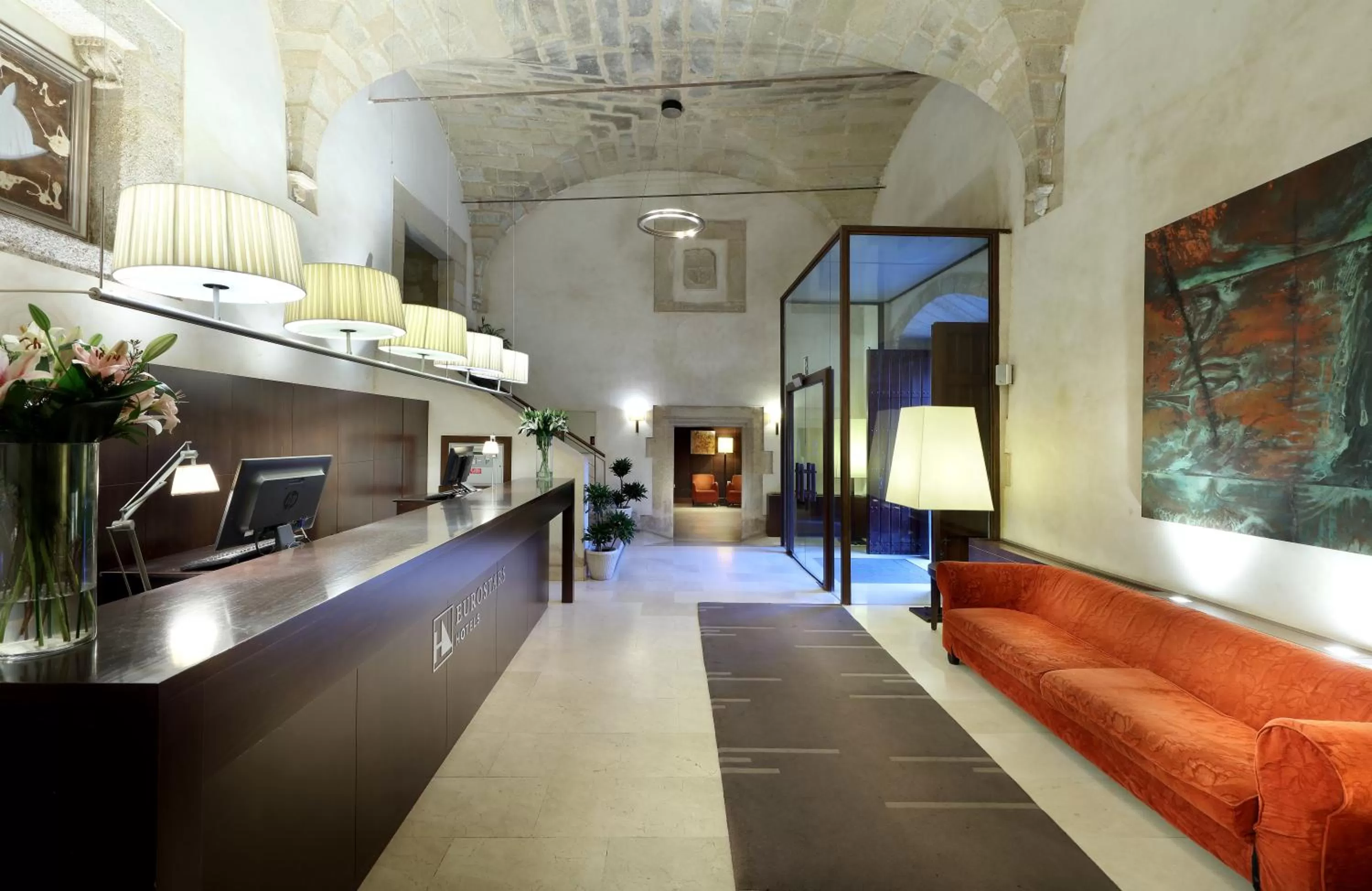 Lobby or reception in Eurostars Palacio de Santa Marta