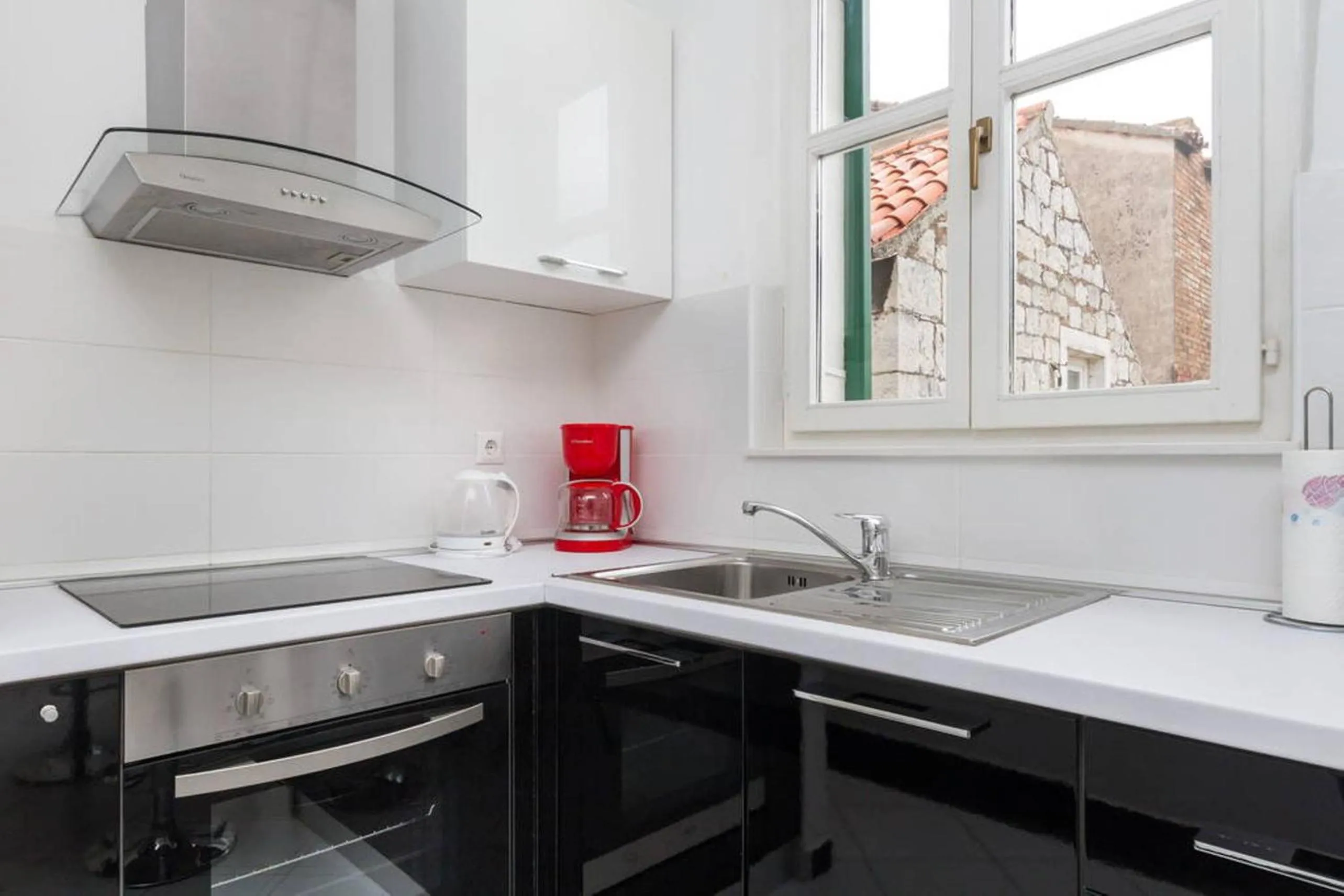 Kitchen or kitchenette in Apartment Central Old town with private indoor garage parking