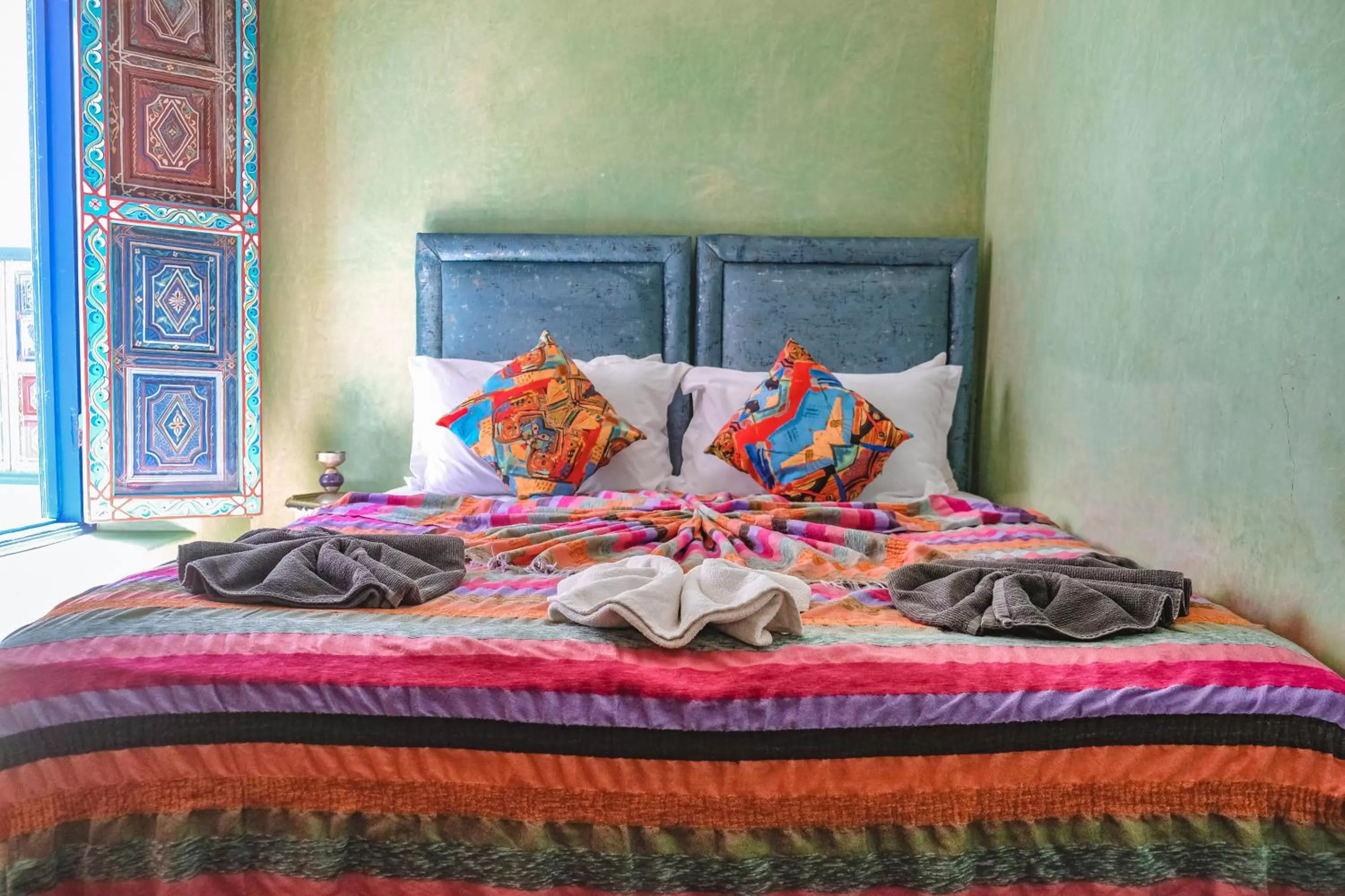 Bed in Héritage Lalla Aicha Hotel & Spa