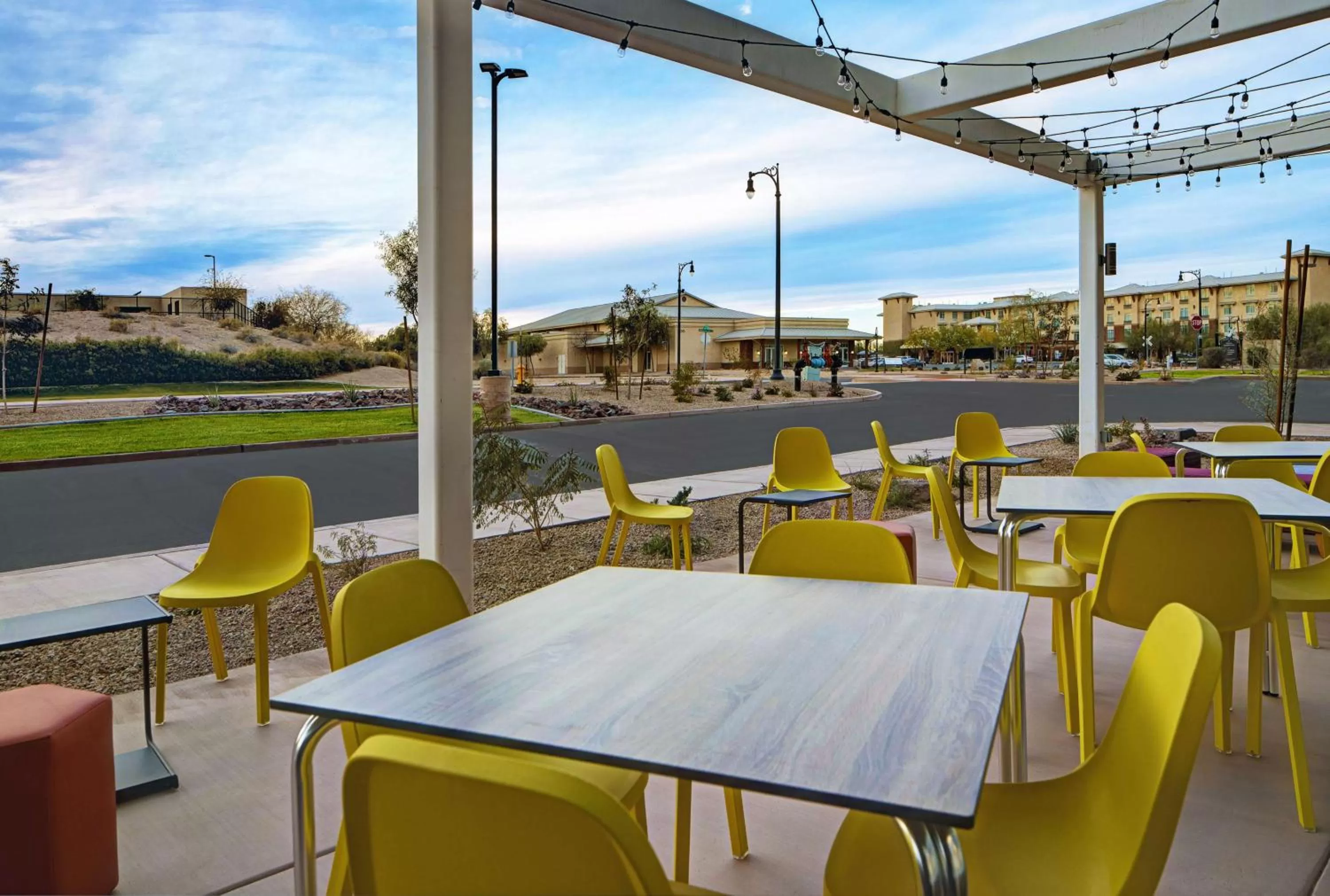 Patio in Home2 Suites By Hilton Yuma Pivot Point