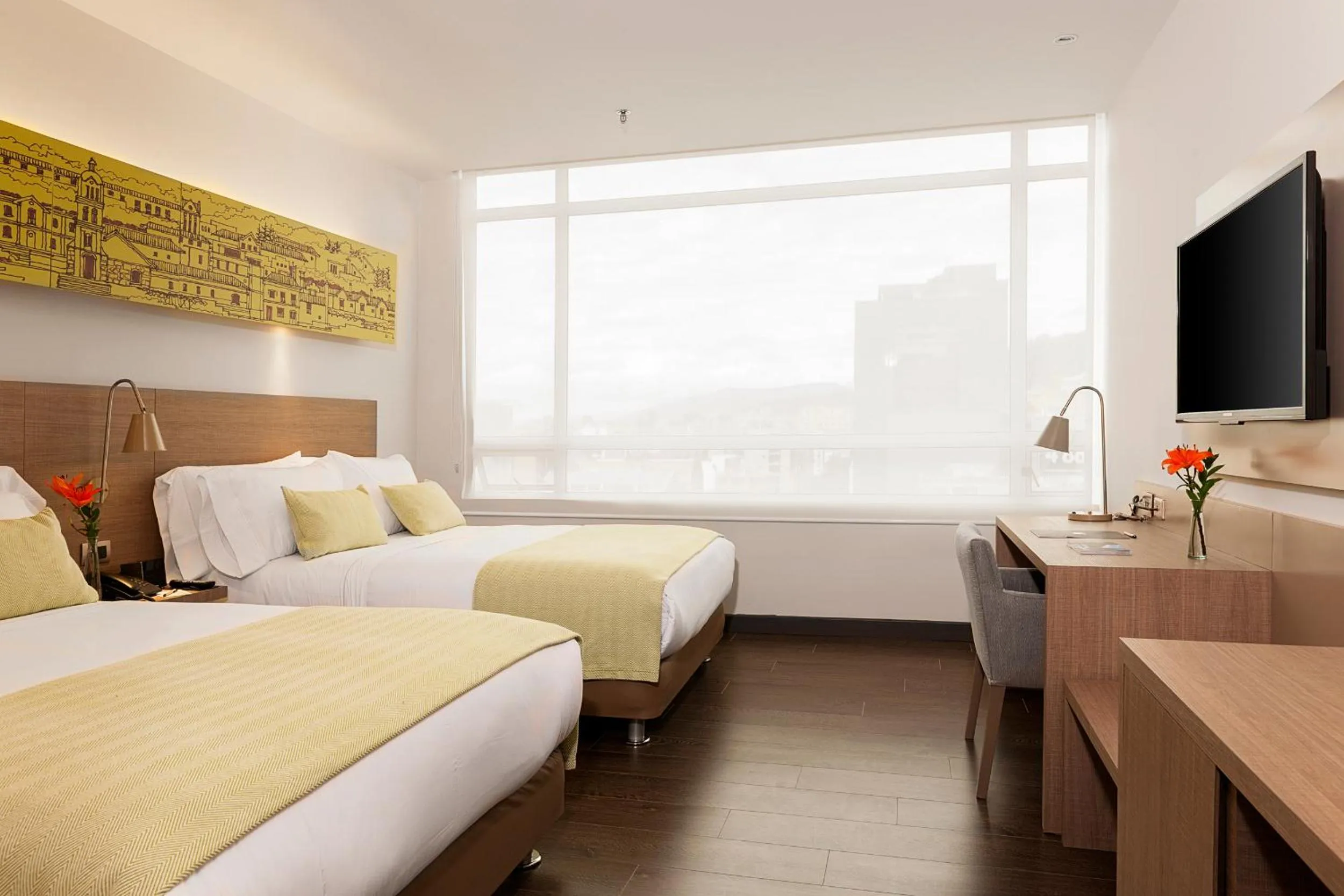 Bedroom, Bed in Hotel bh Usaquén