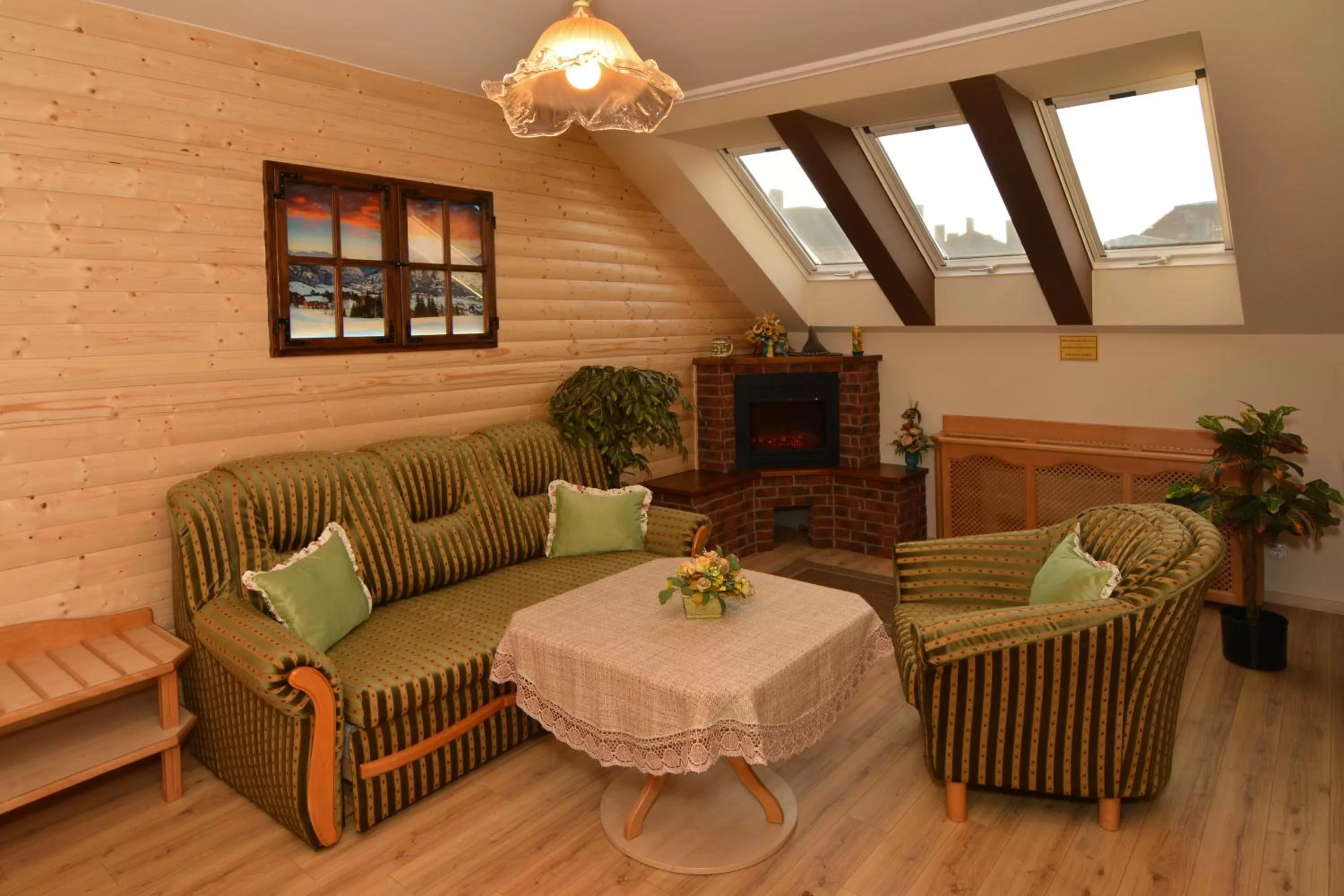 Seating area in Hotel Villa Classica