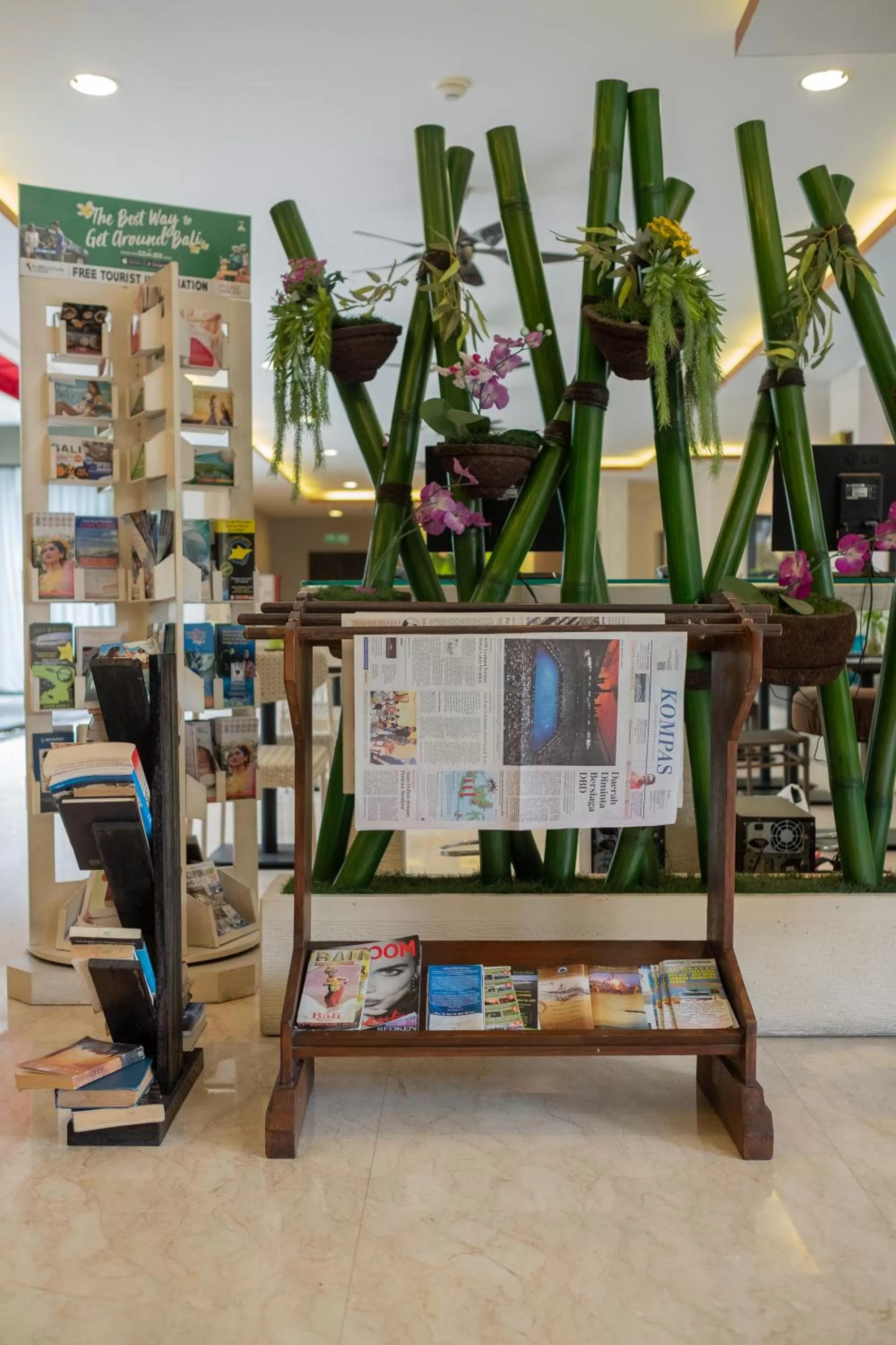 Lobby or reception in Hotel Terrace at Kuta