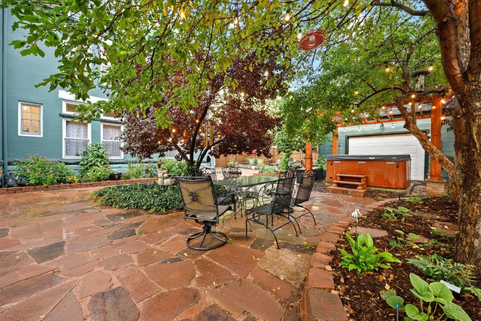 Patio in Flora House Denver
