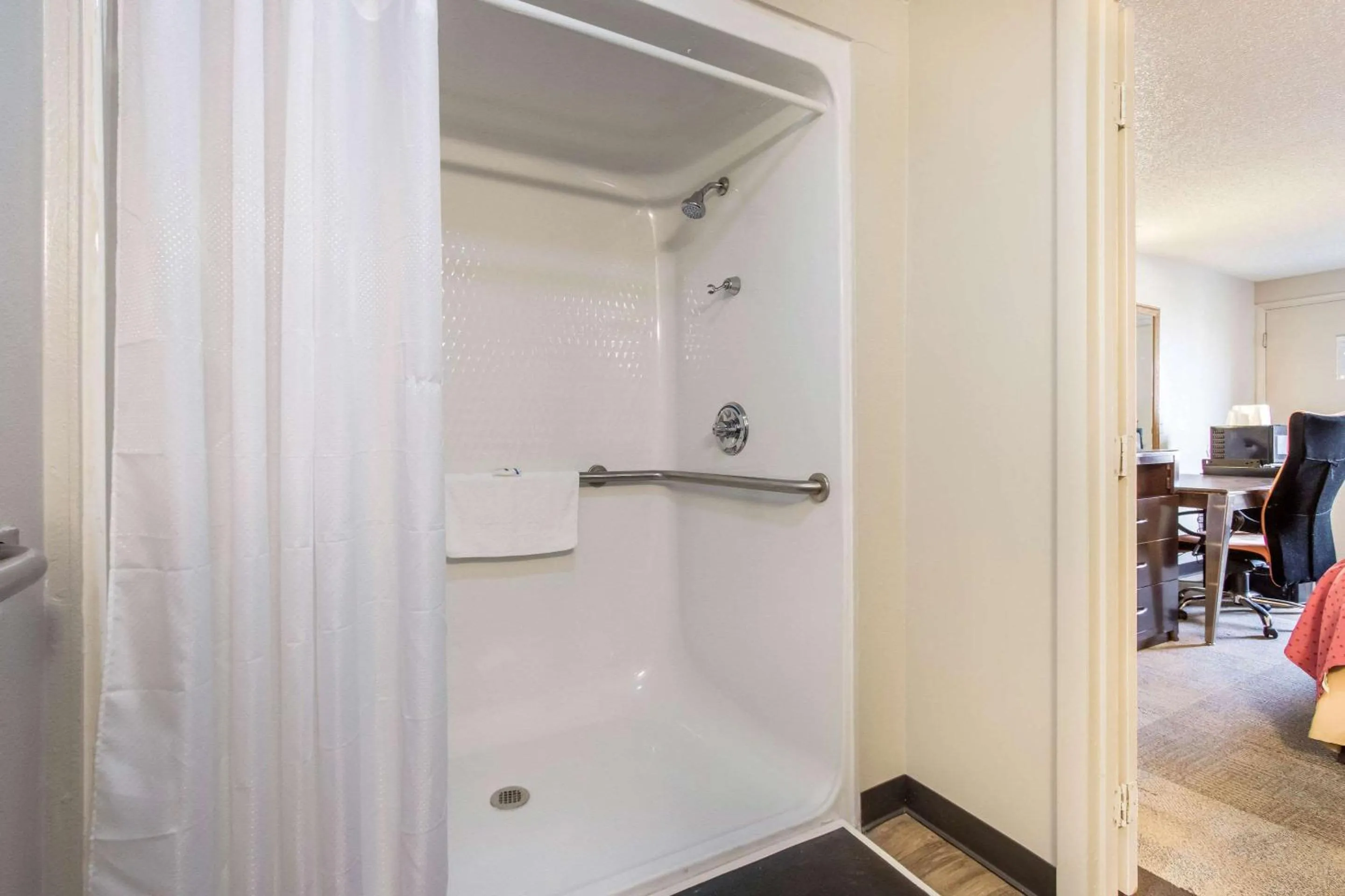 Bathroom in Rodeway Inn Near Hall of Fame