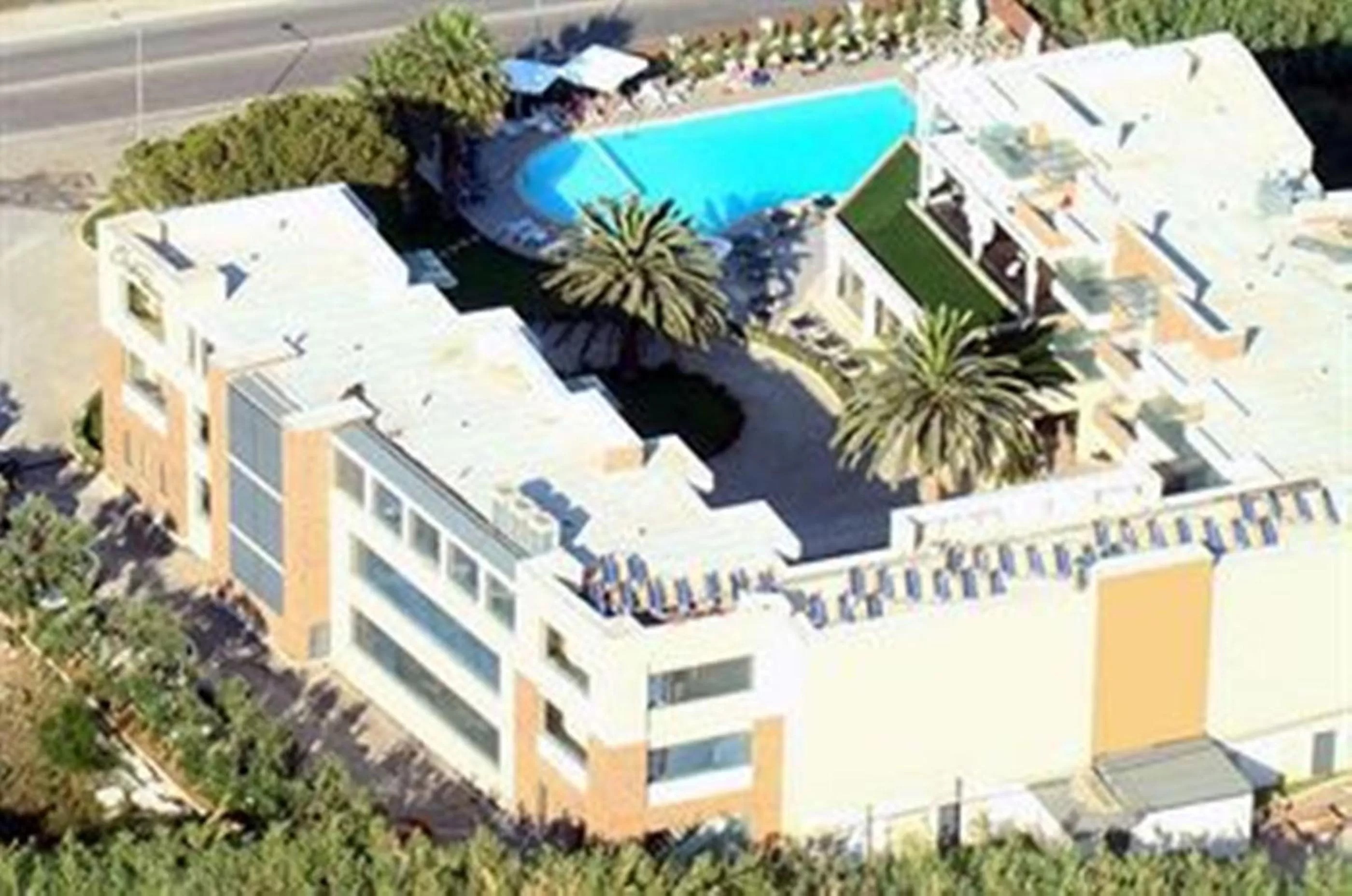 Bird's eye view in Elysion Hotel