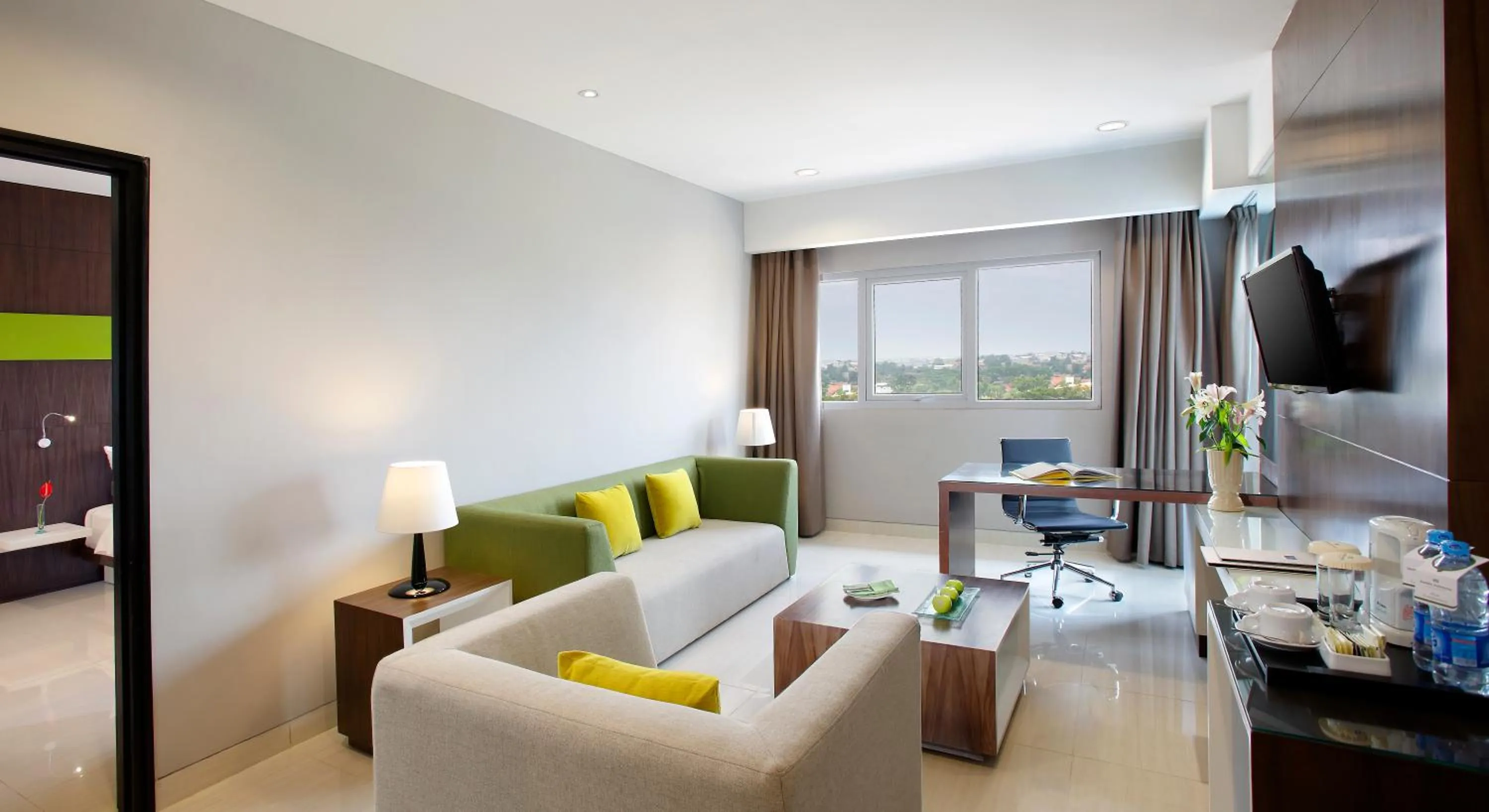 Living room in Hotel Santika Cikarang