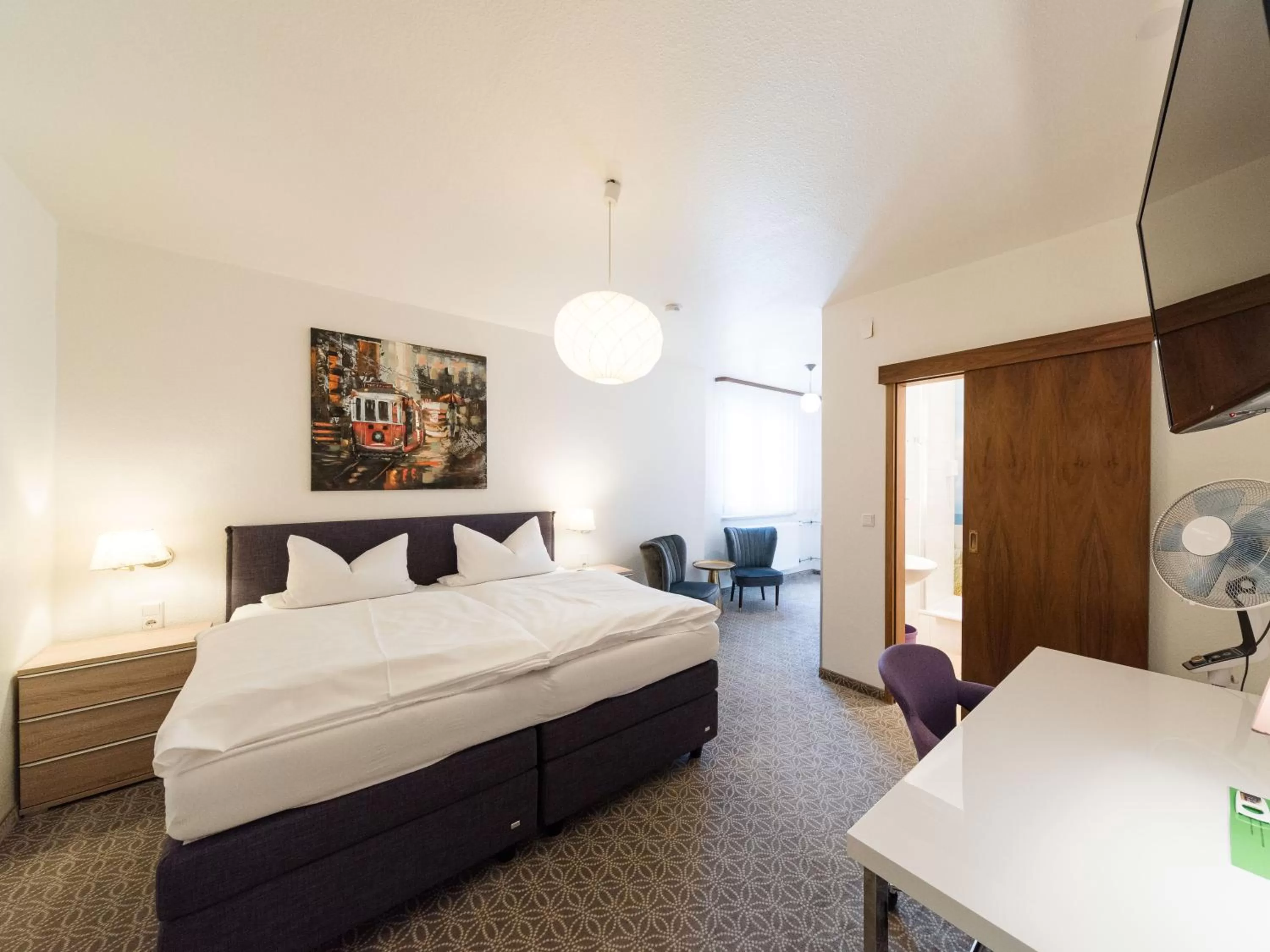 Staff, Bed in PrivatHotel Probst