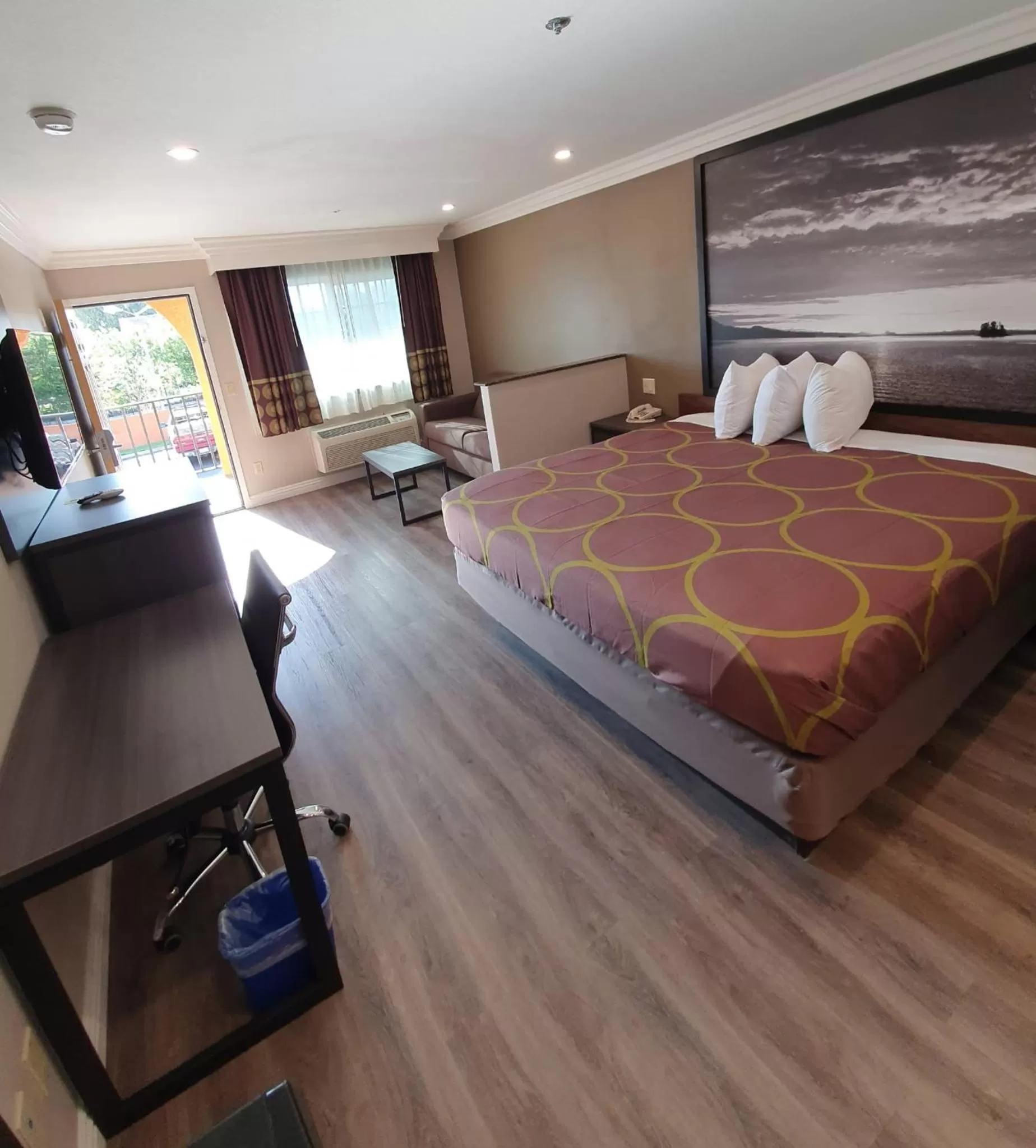 Bed in Super 8 by Wyndham Cypress Buena Park Area