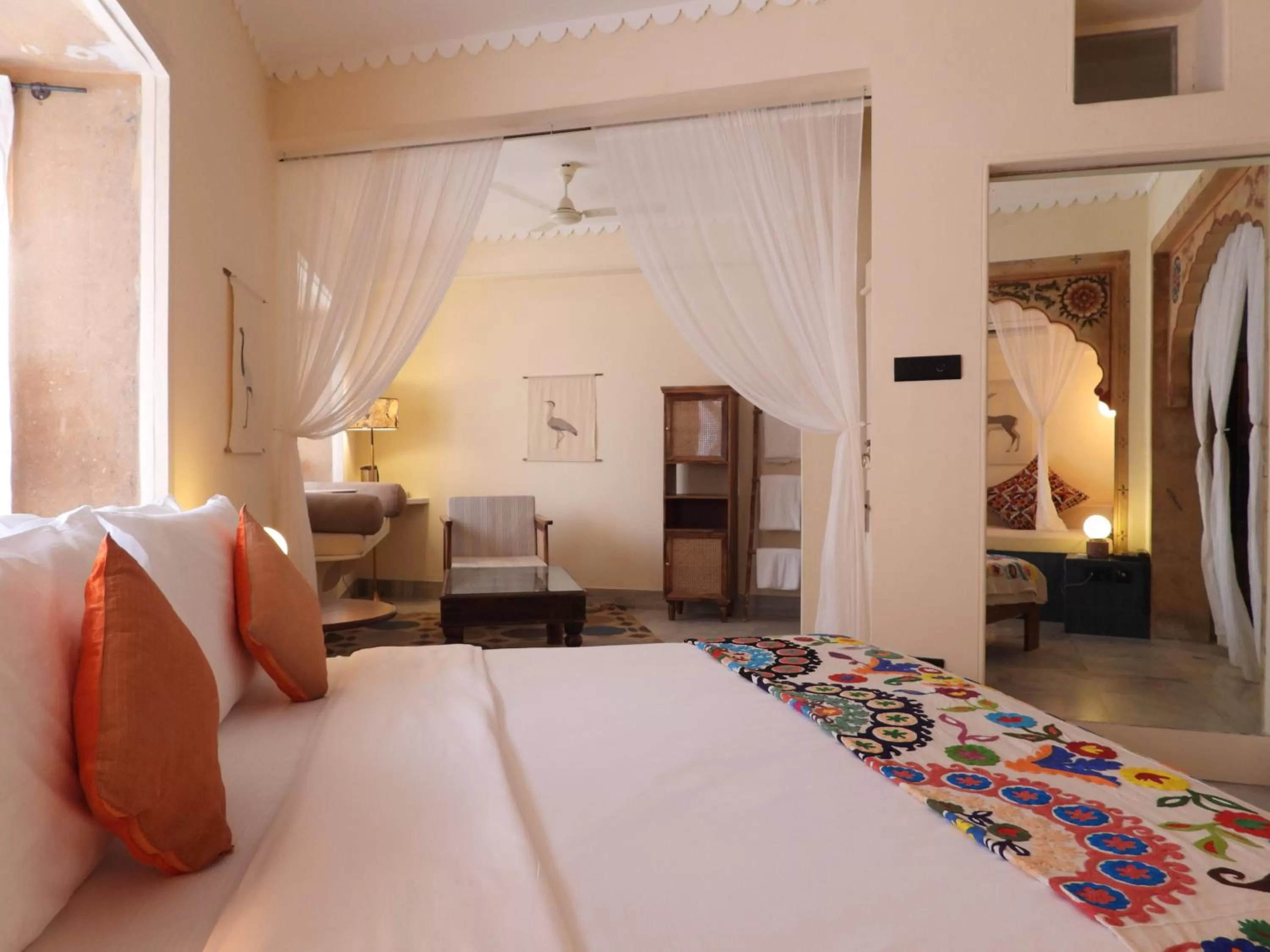 Bed in The Stepwell Hotel