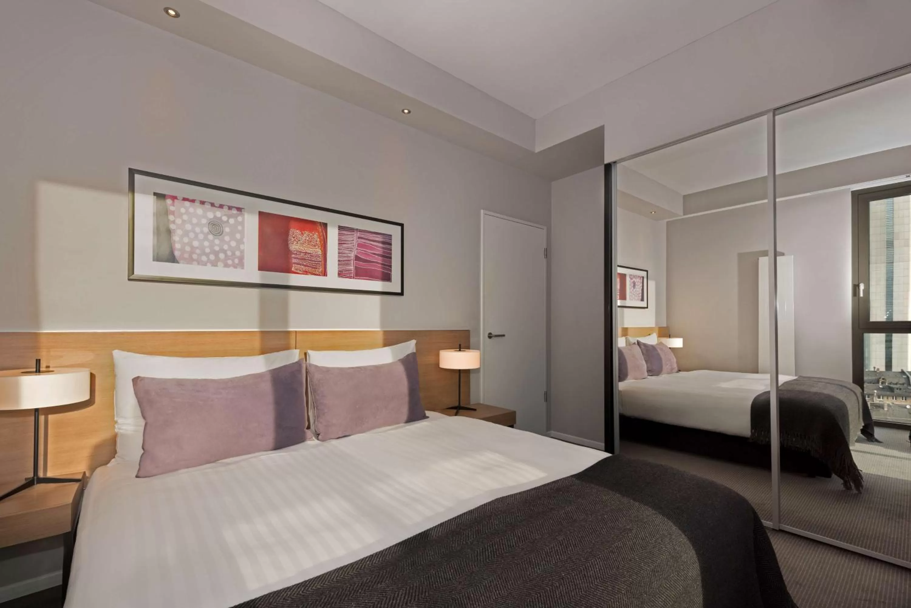 Bedroom, Bed in Adina Apartment Hotel Frankfurt Neue Oper