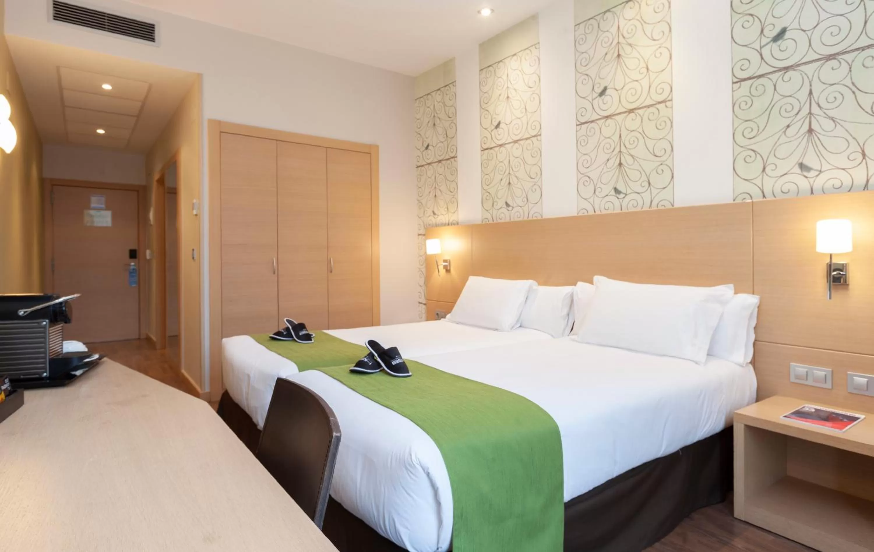 Bed in Spirit Hotel Gran Bilbao