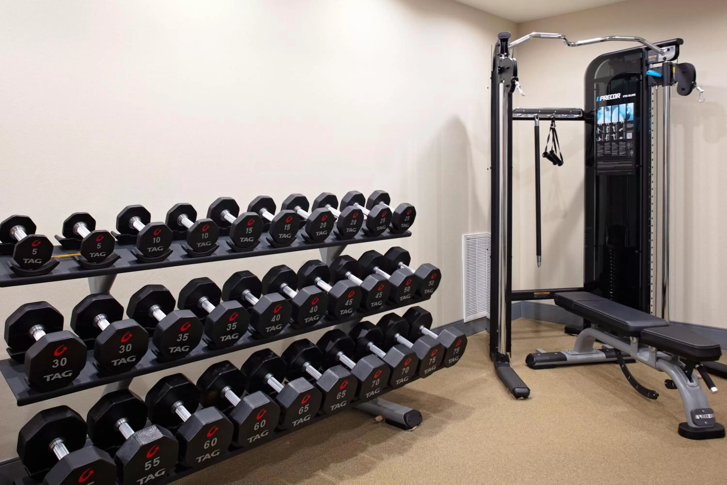 Fitness centre/facilities in Home2 Suites By Hilton Baton Rouge Citiplace