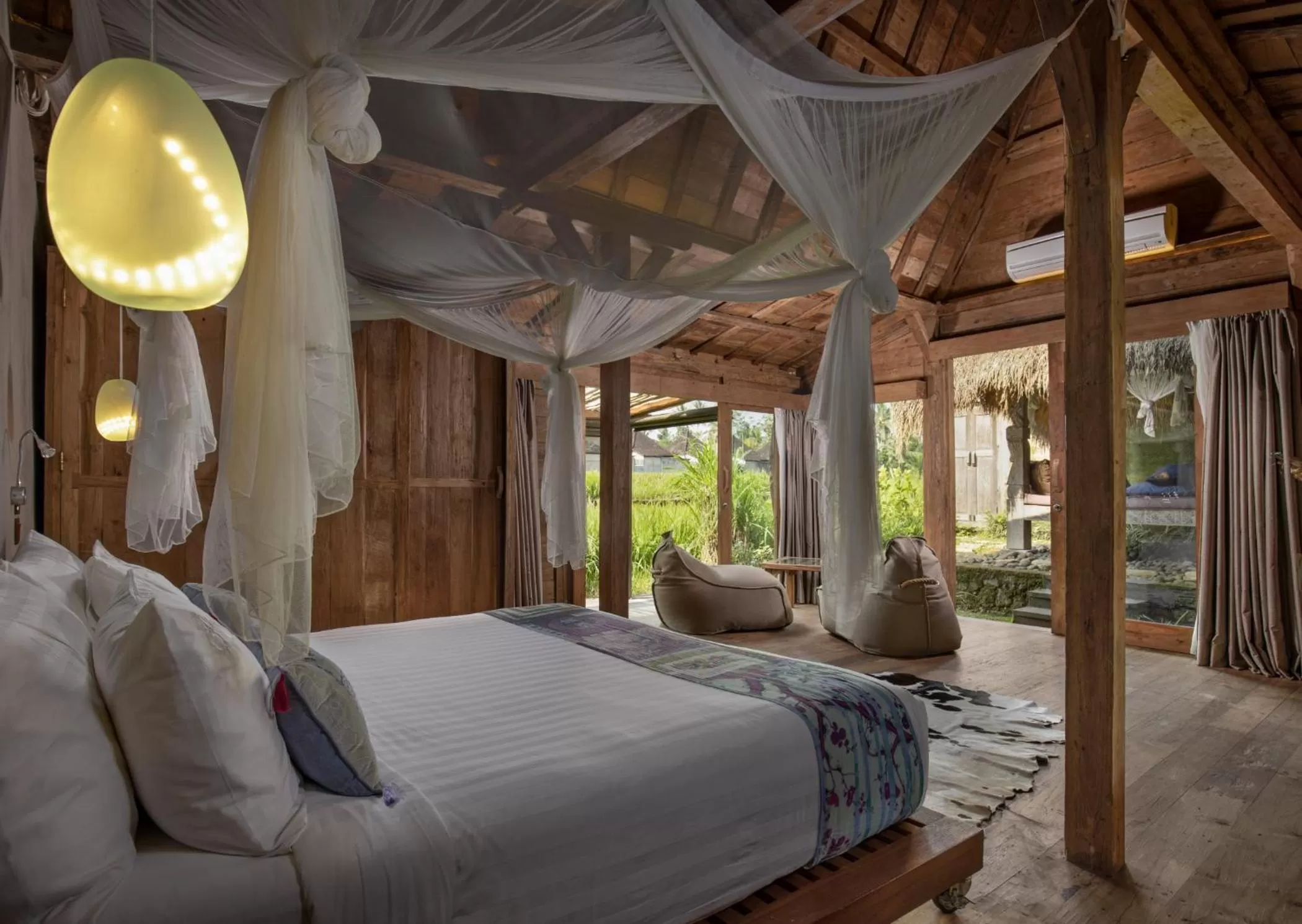 Bedroom, Bed in Blue Karma Dijiwa Ubud