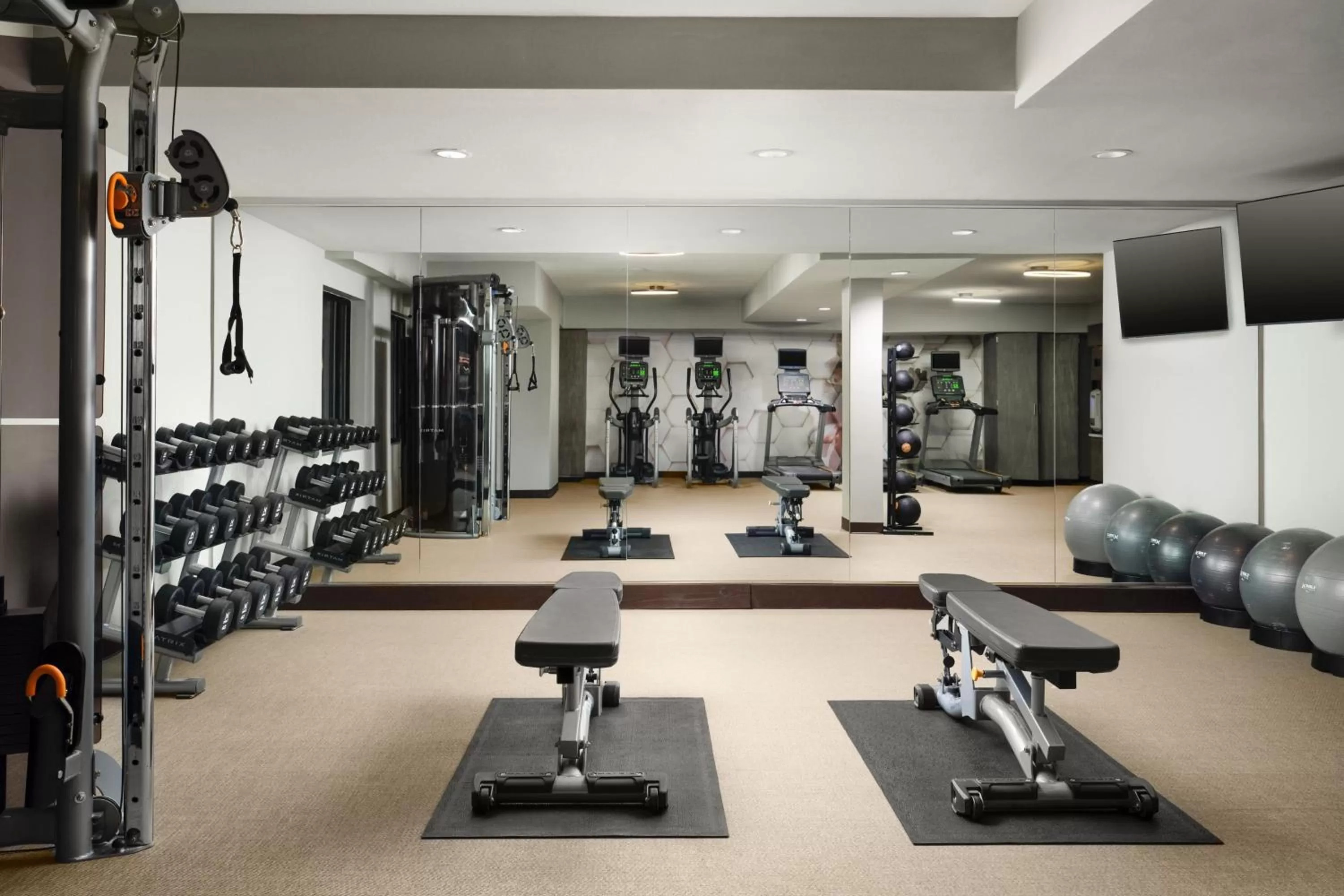 Fitness centre/facilities in SpringHill Suites by Marriott Milpitas Silicon Valley