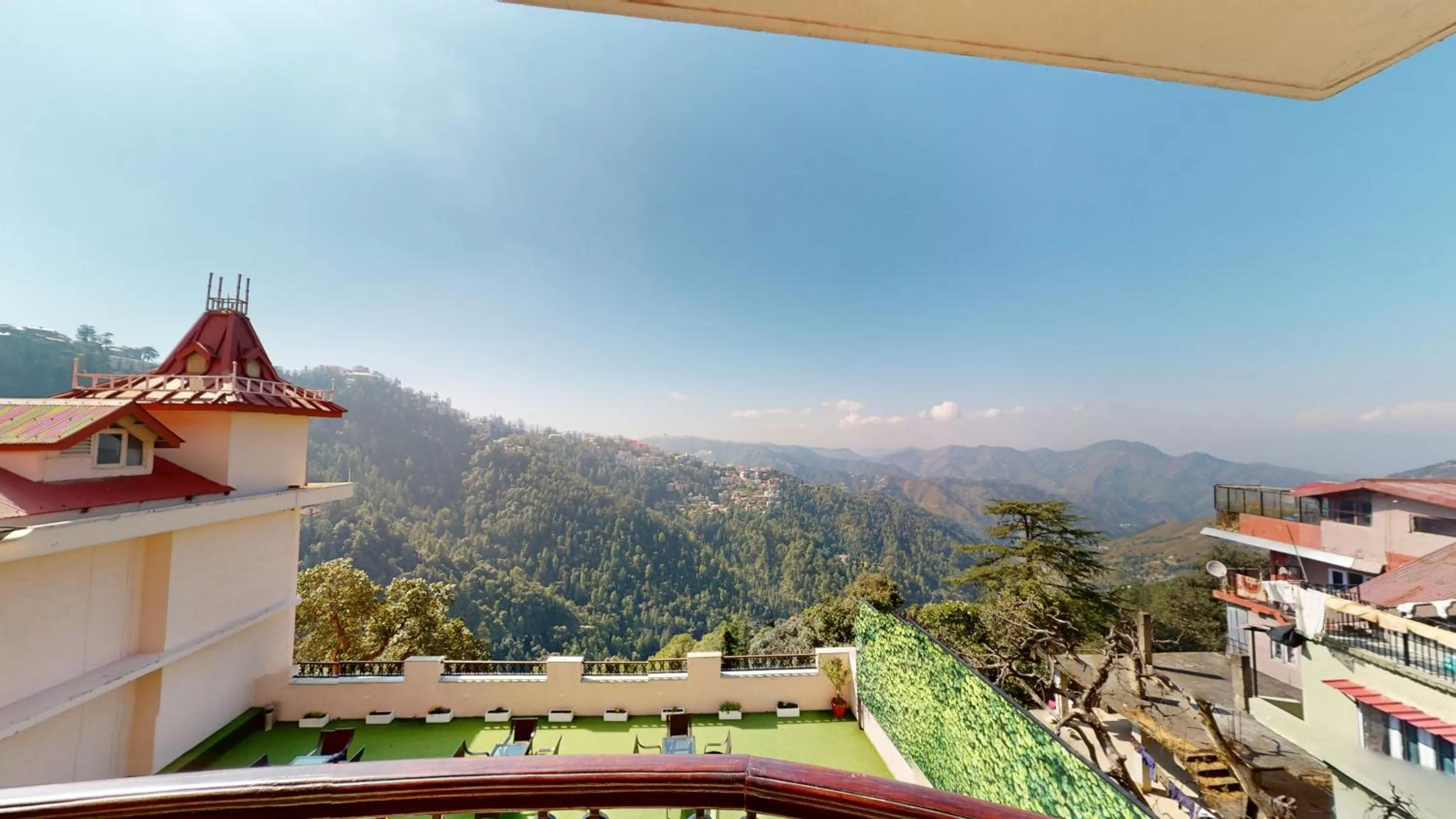 Mountain view in Radisson Hotel Shimla