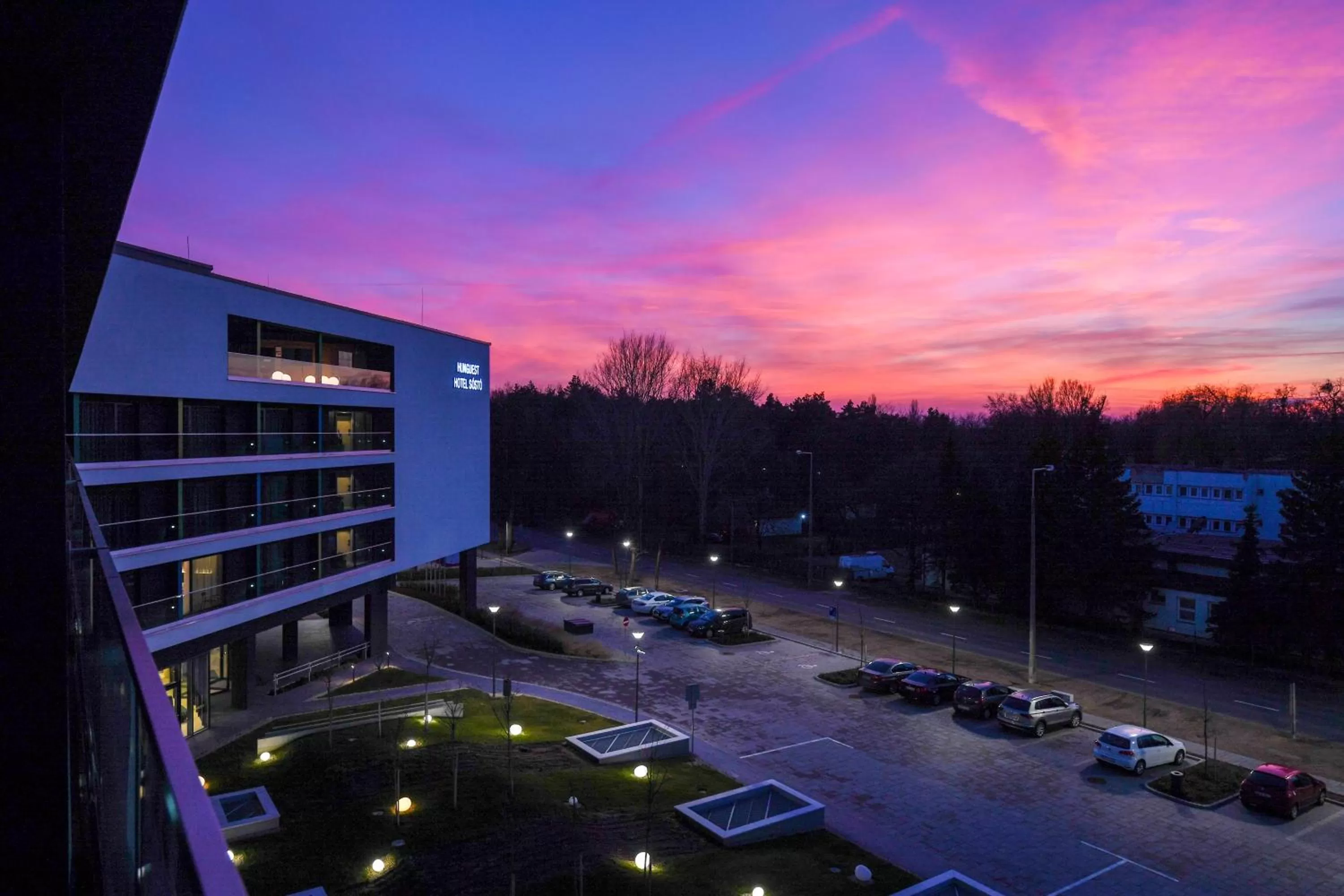 Street view in Hunguest Hotel Sóstó