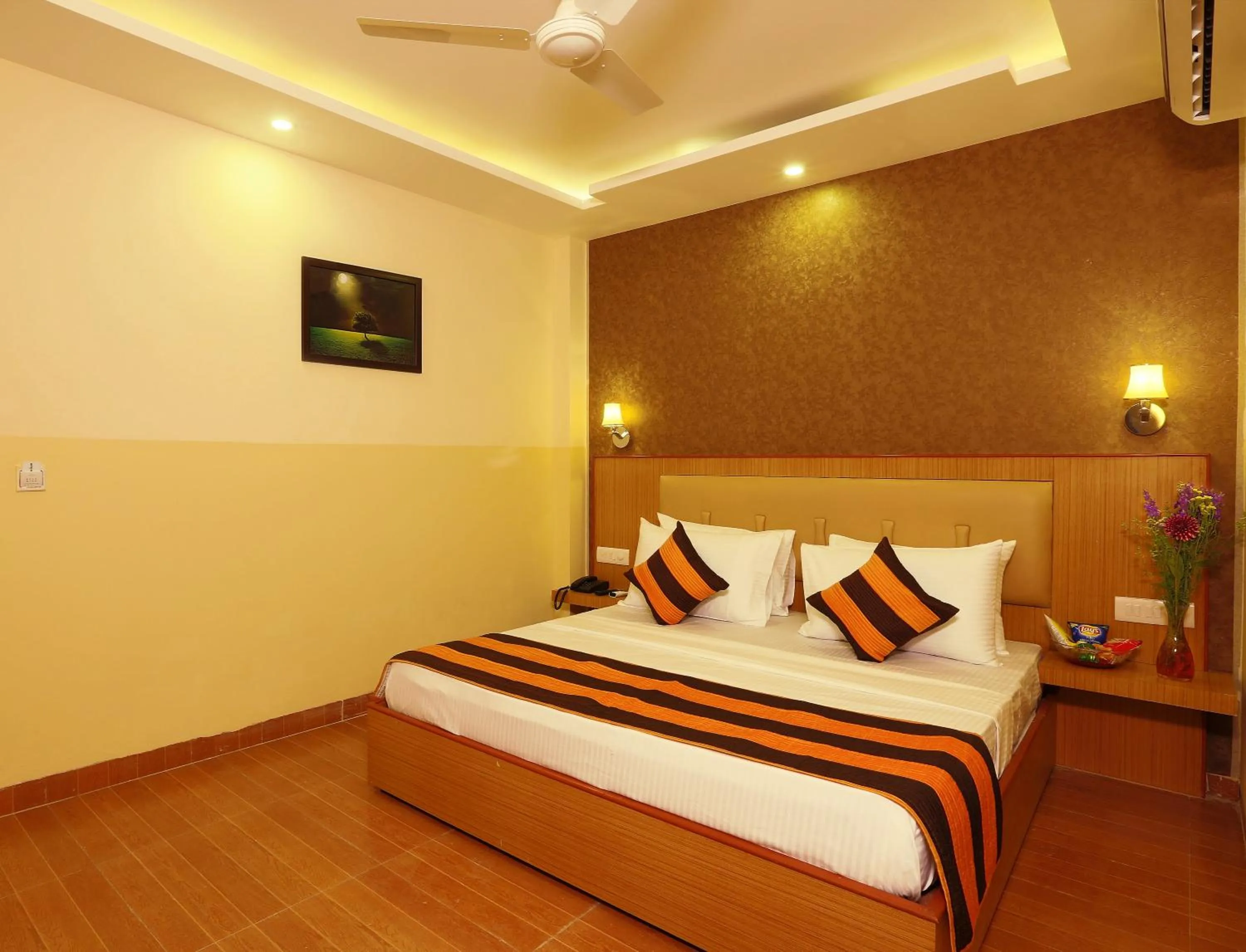 Bedroom, Bed in Hotel Aeroporto Nearest Landmark Aerocity delhi