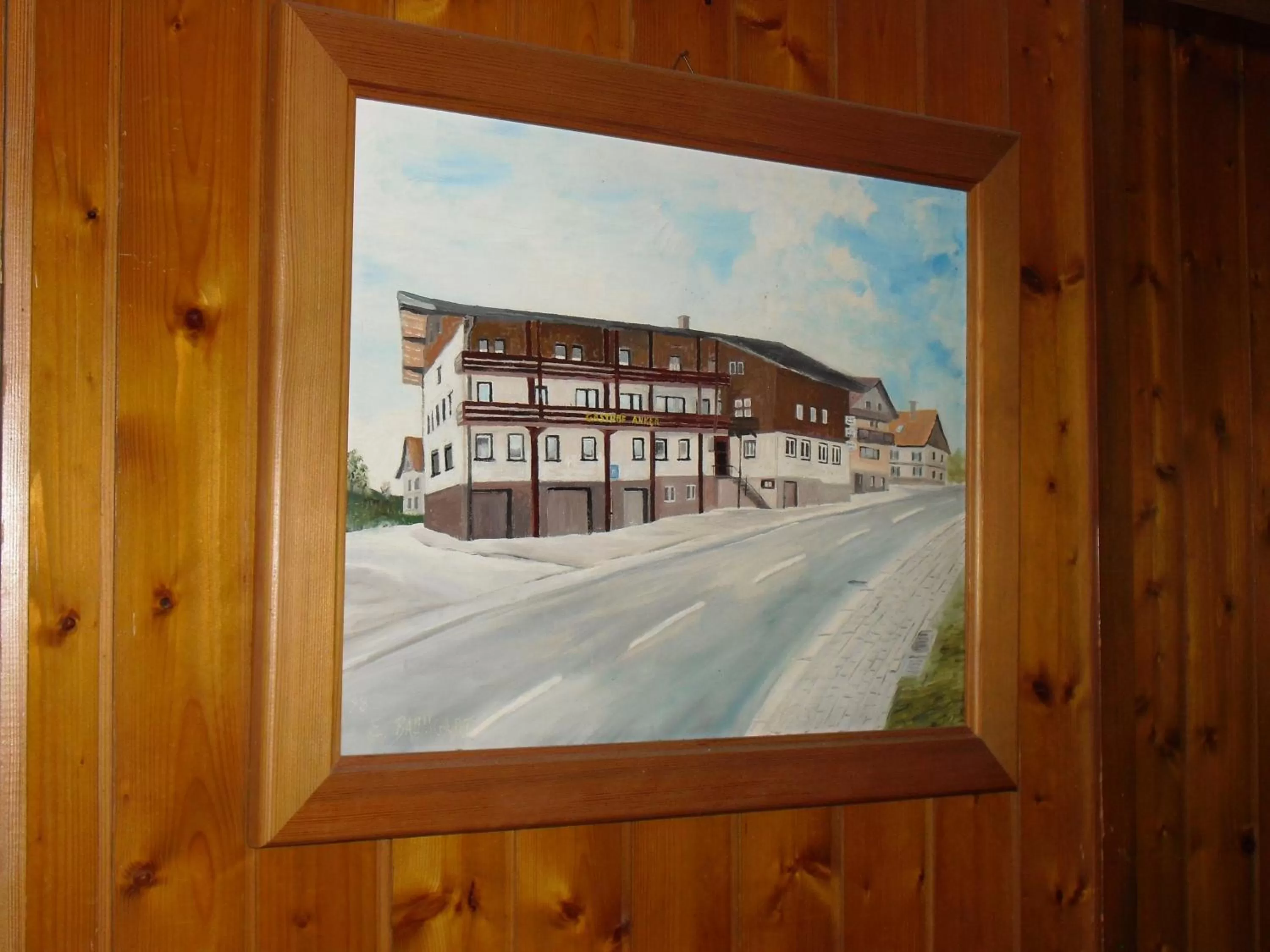 Text overlay in Landgasthof Anker