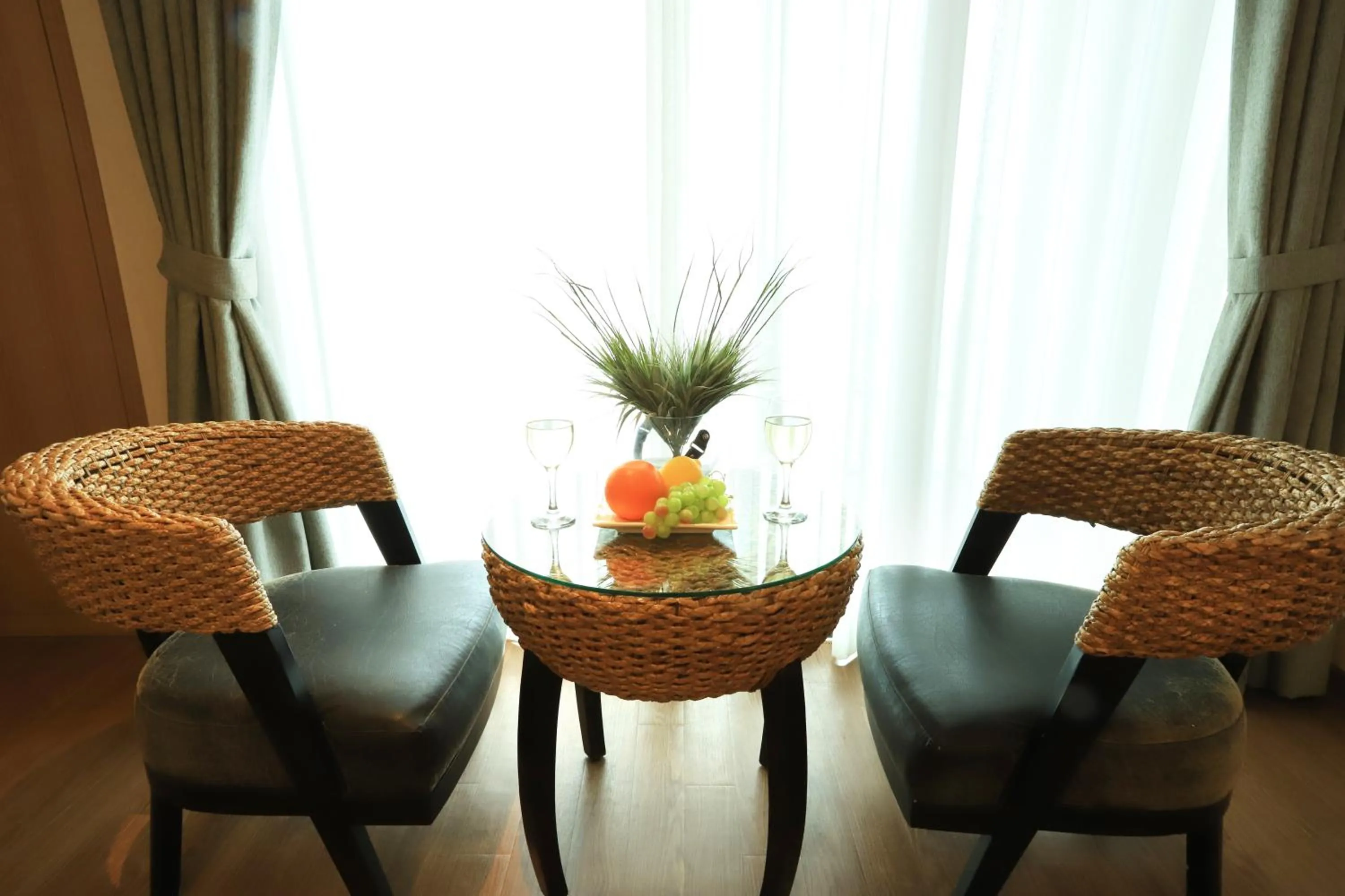 Seating area in Y Resort Jeju