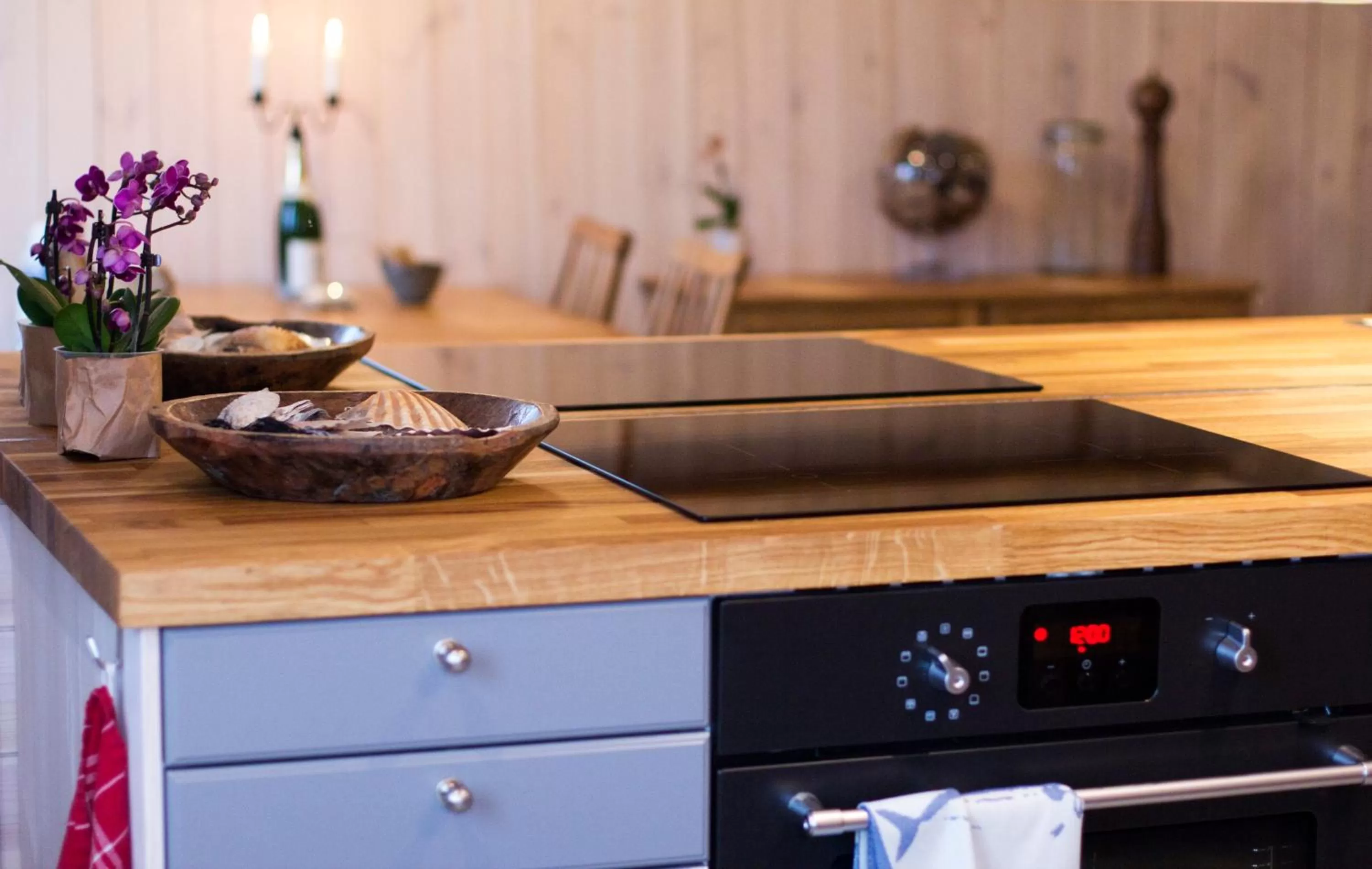 Kitchen or kitchenette in Everts Sjöbods Bed & Breakfast