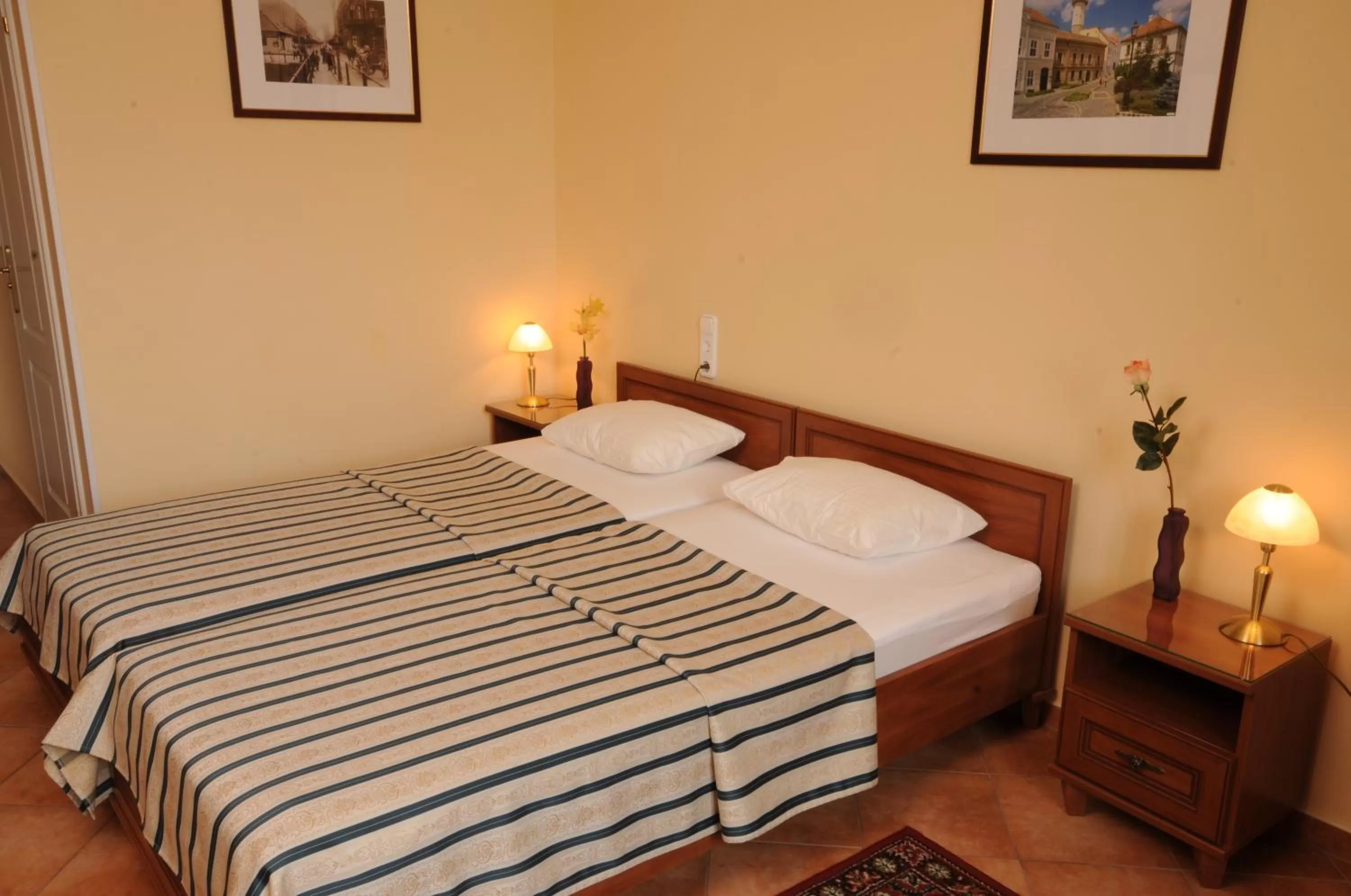 Bed in Budapest Museum Central