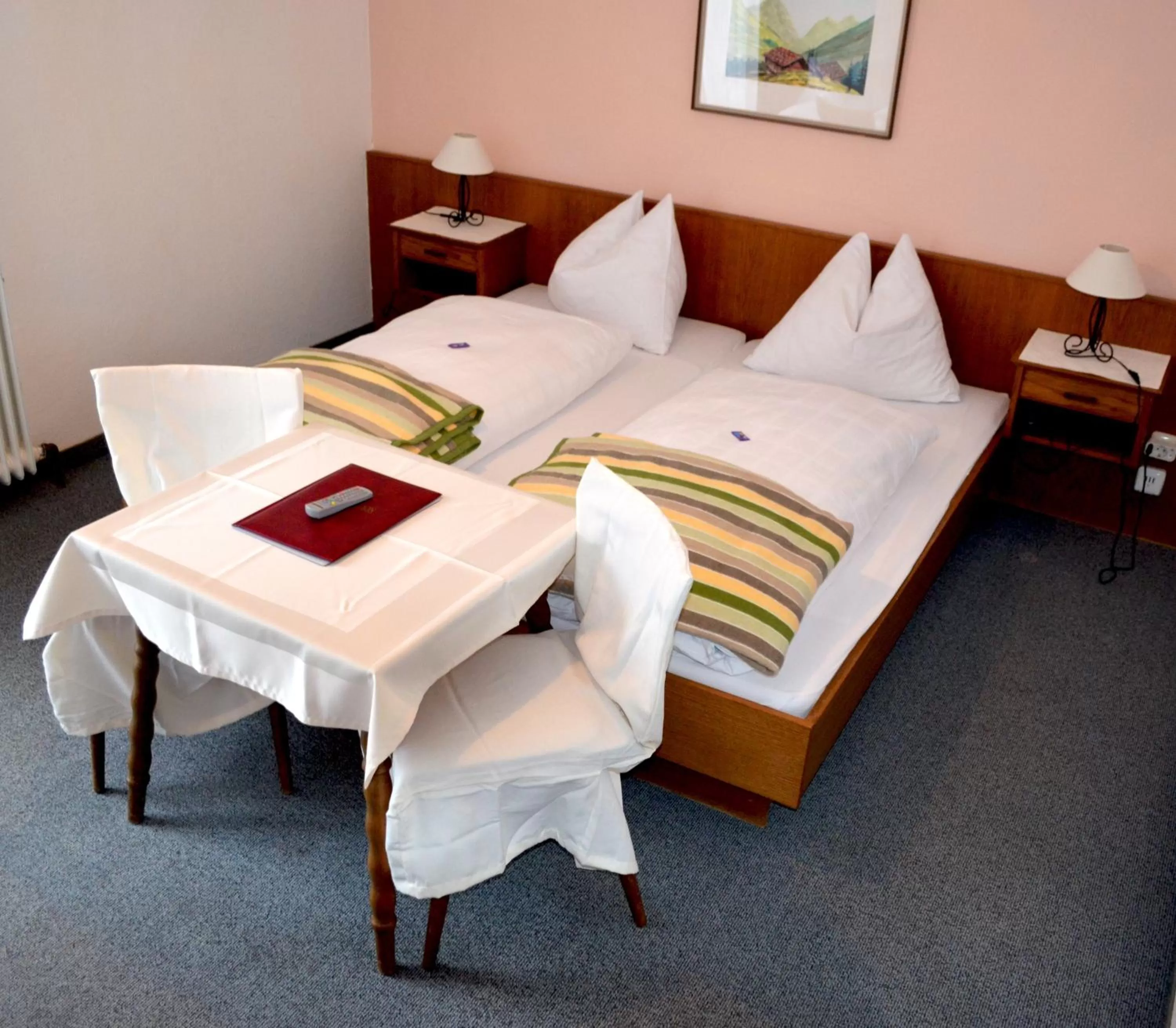 Bed in Hotel Garni Wieshof