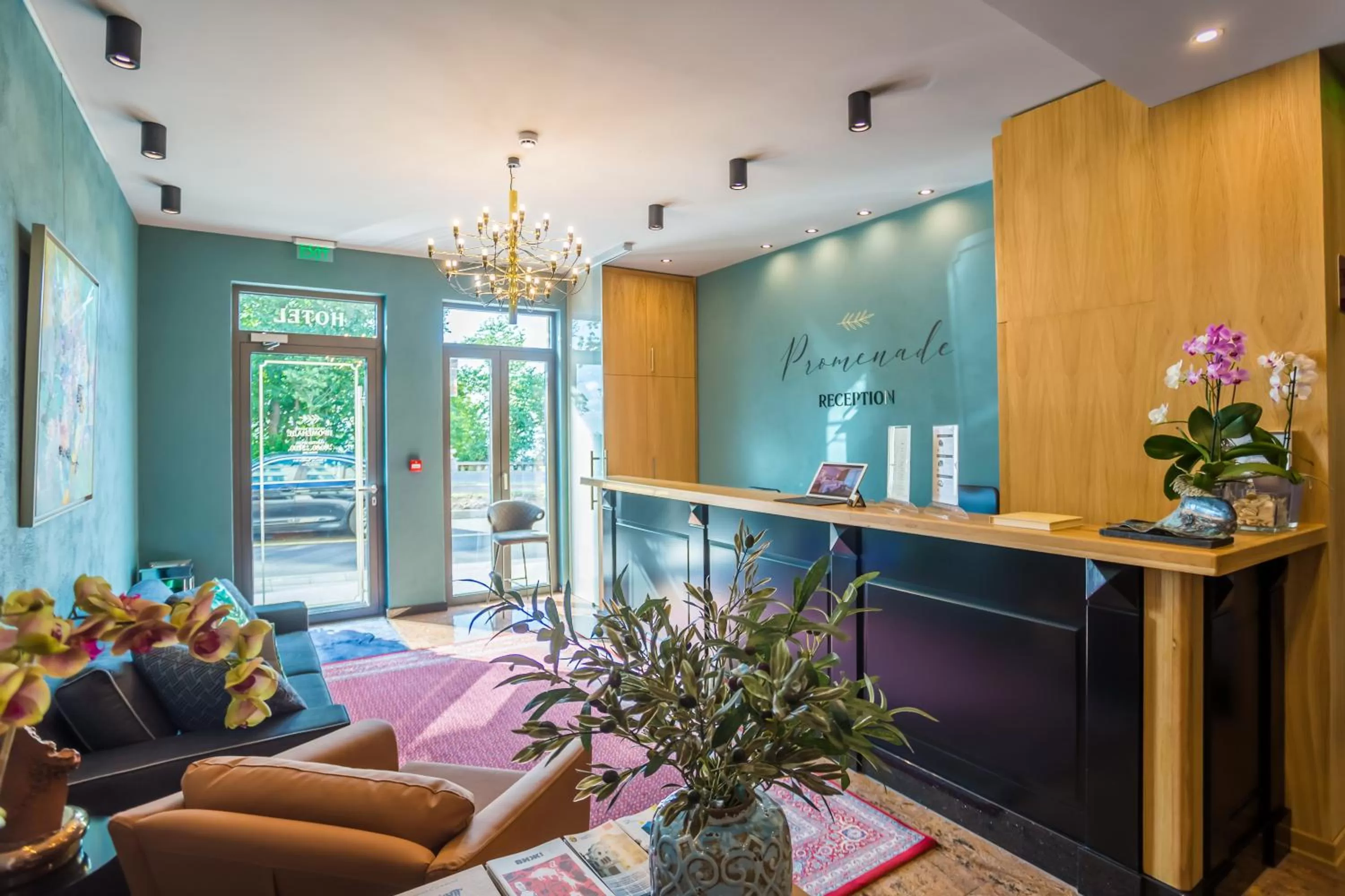 Lobby or reception in Hotel Residence Promenade