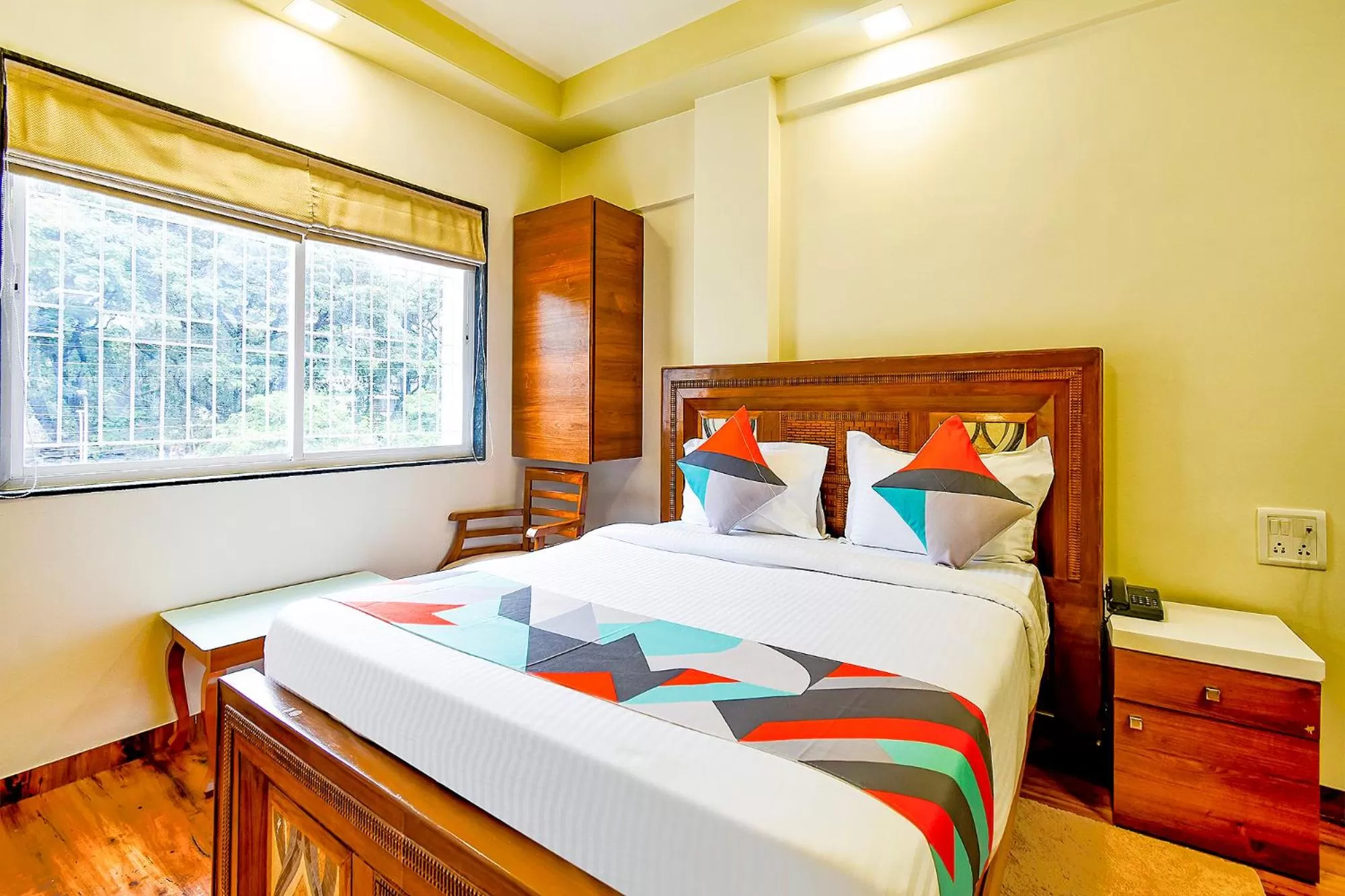 Bed in FabHotel Nandanvan