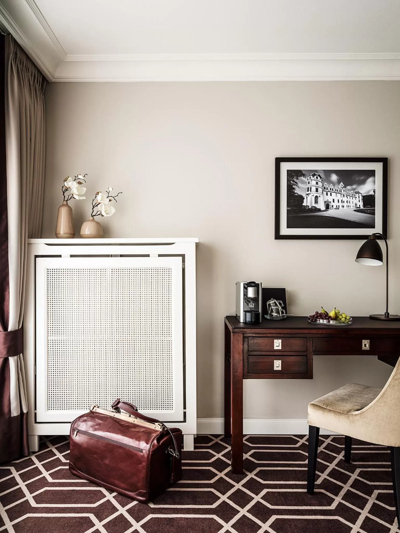 hair dresser in Althoff Hotel Fürstenhof