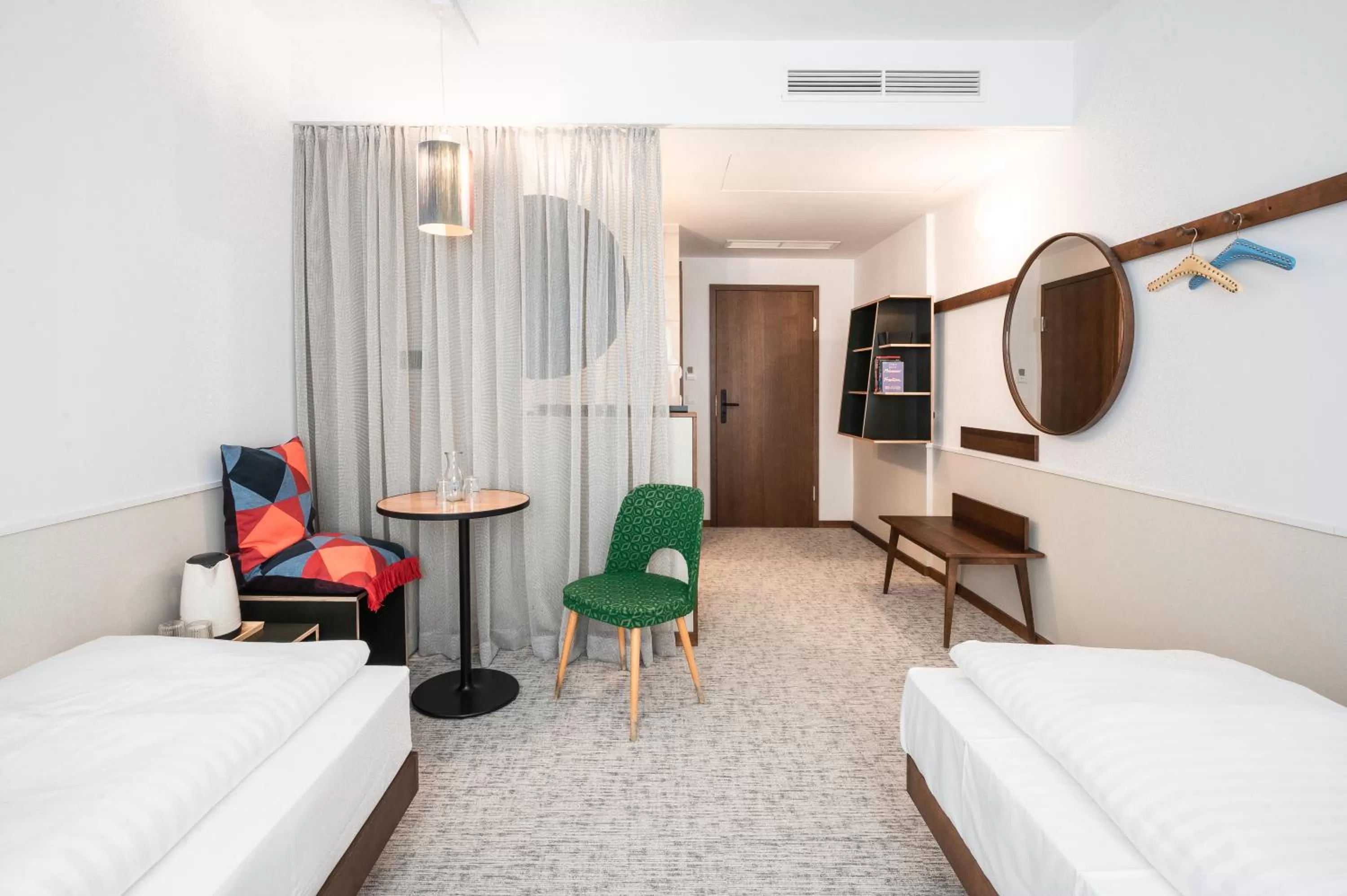 Bed in magdas HOTEL Vienna City - First Social Business HOTEL in Austria