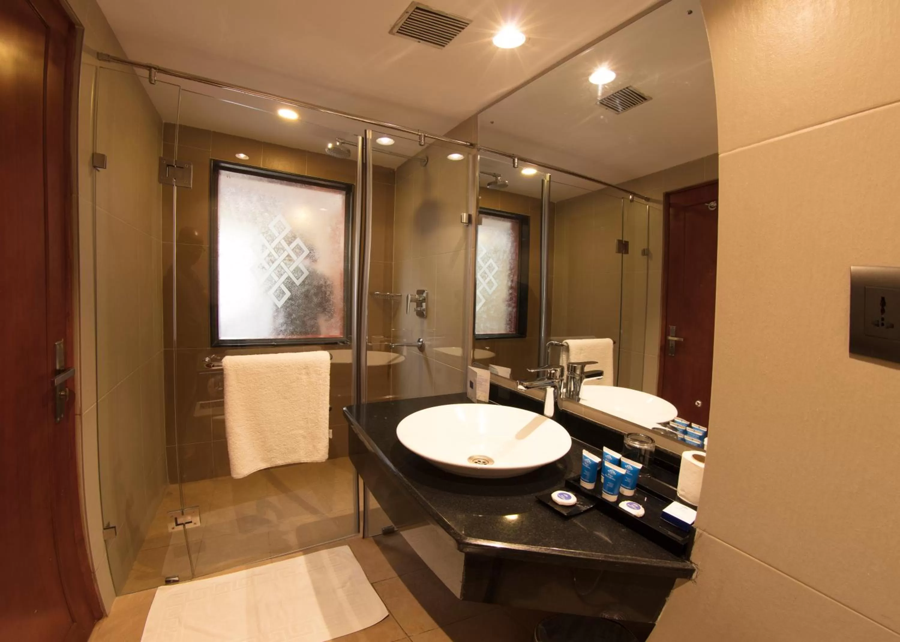 Shower in Royal Singi Hotel