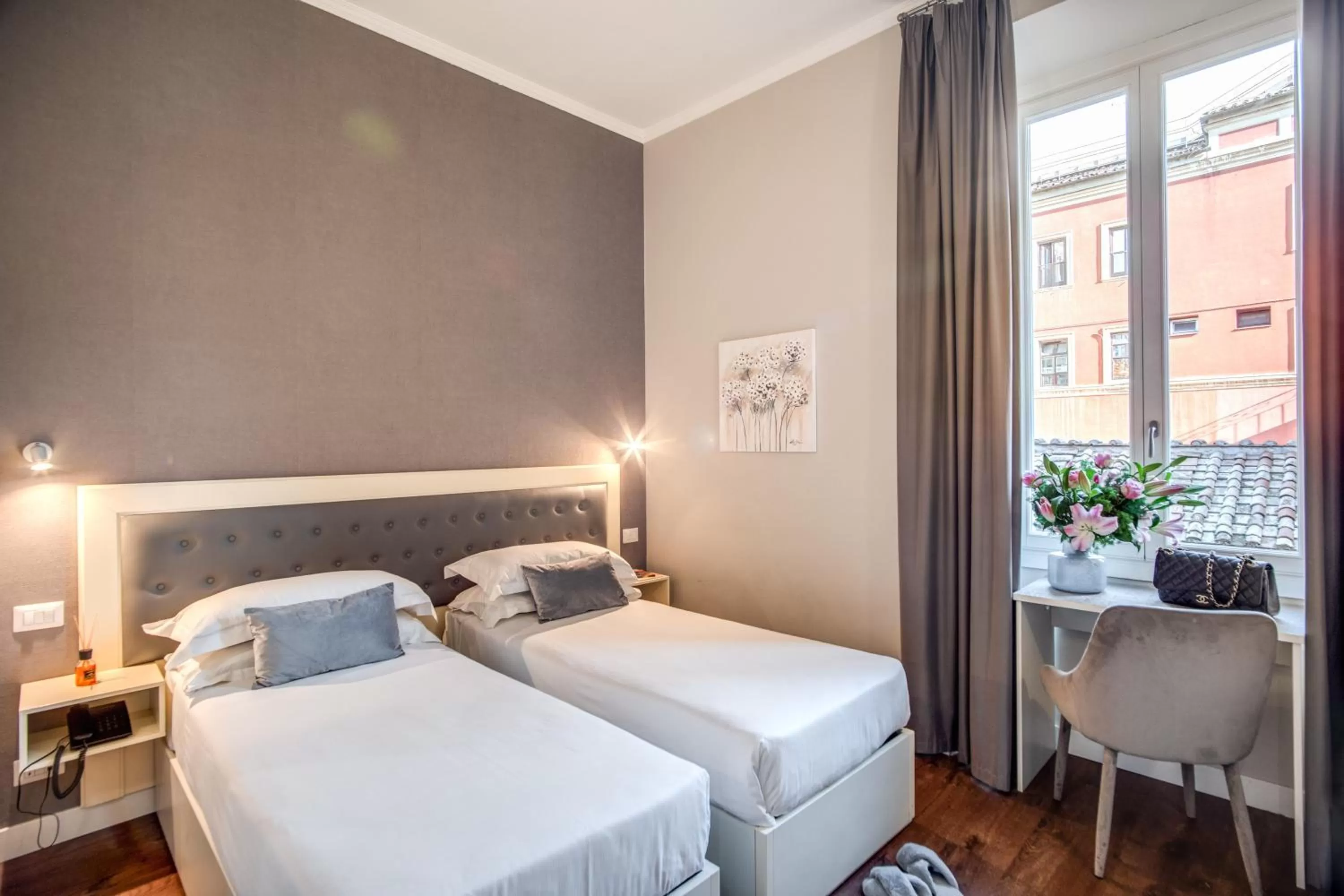 Bed in Hotel San Silvestro