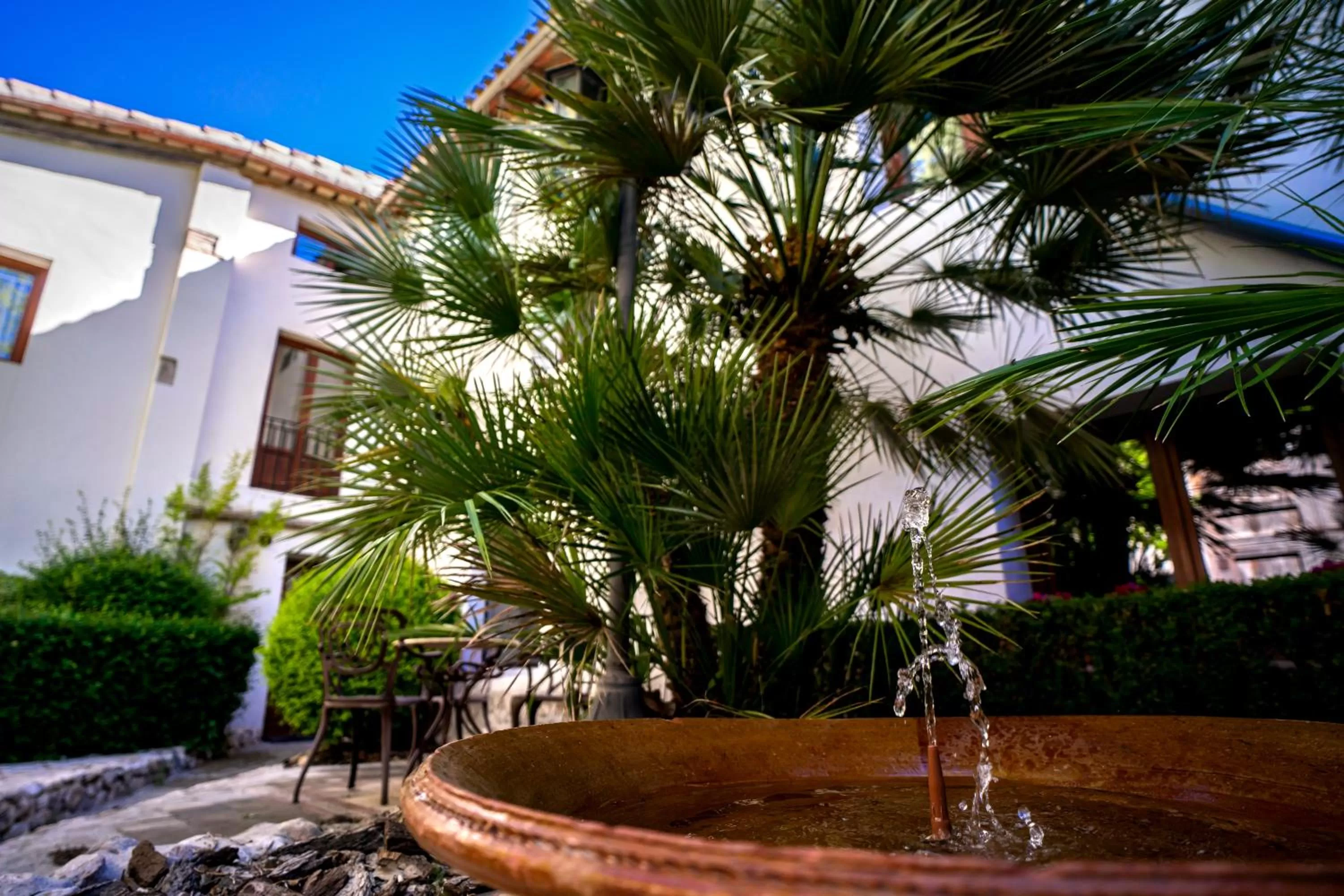 Patio in Eco Hotel con encanto Masía la Mota B&B