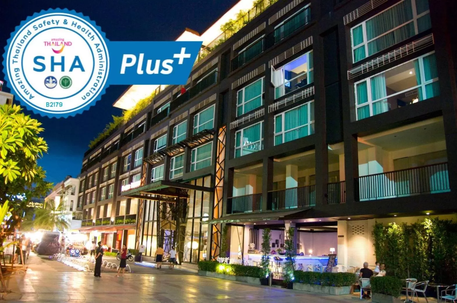 Property building in AYA Boutique Hotel Pattaya - SHA Plus