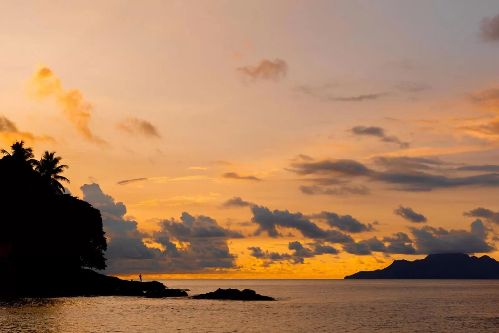 Sunset in Fisherman's Cove Resort - closed for complete renovation - Visit our sister property STORY Seychelles for your stay