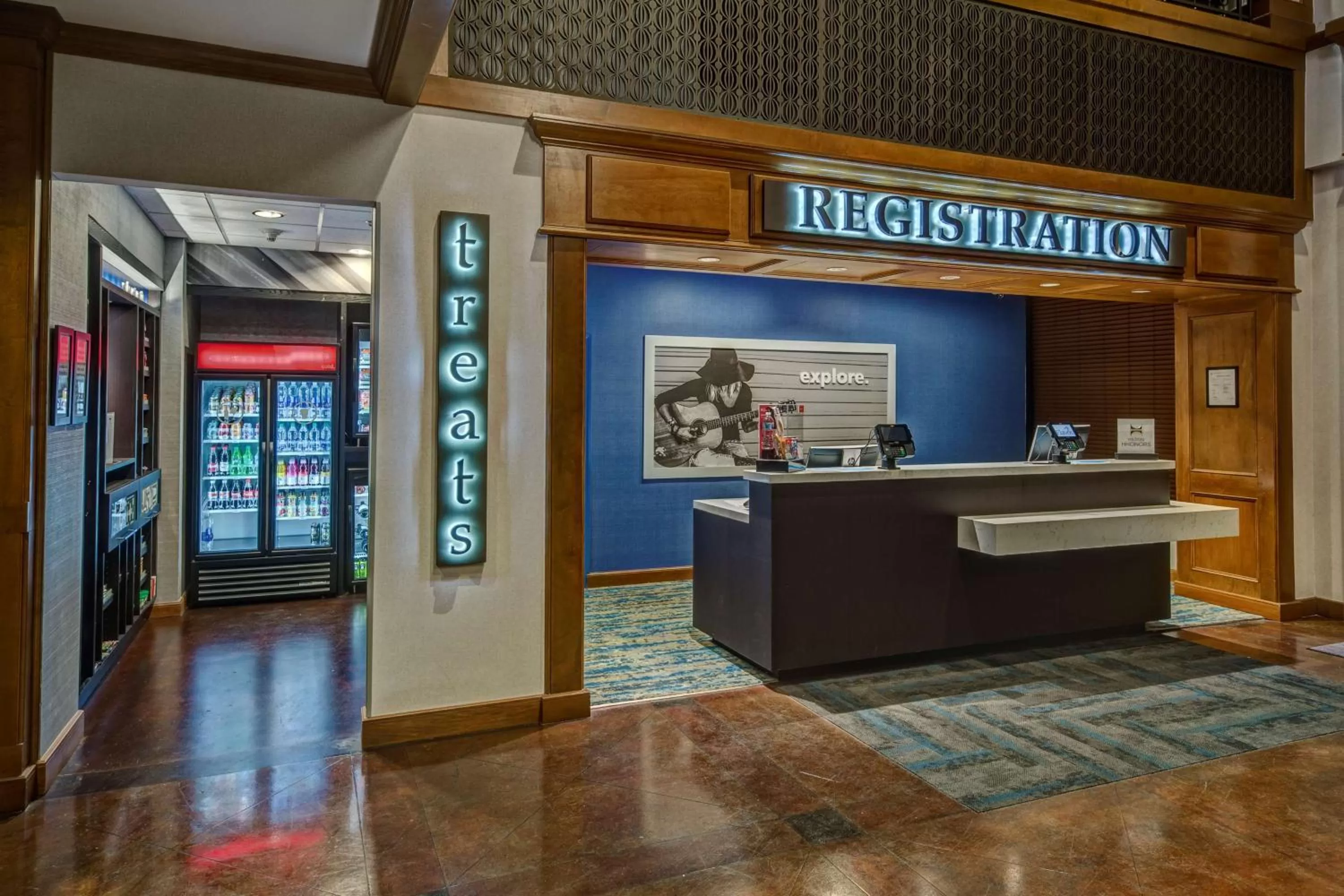 Lobby or reception in Hampton Inn & Suites Austin - Downtown