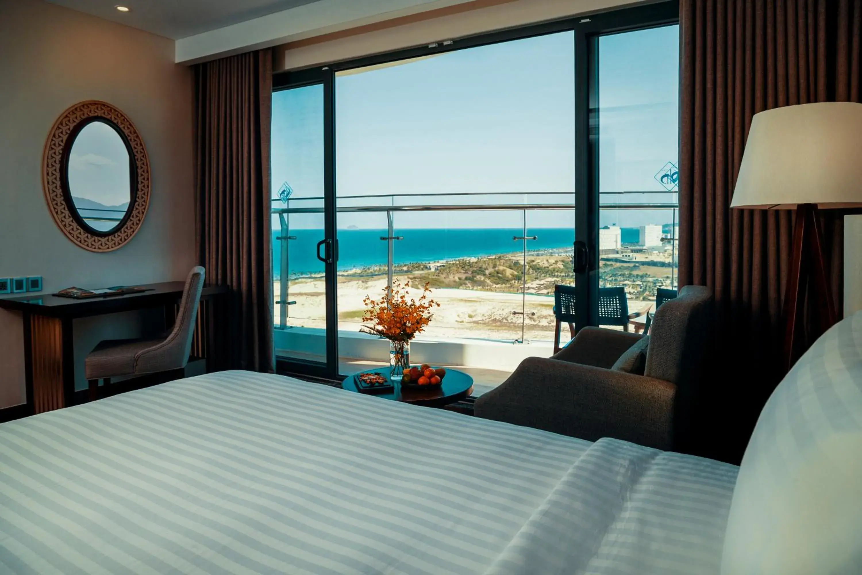 Deluxe Room with Seaview Balcony in Duyen Ha Resort Cam Ranh Deluxe Room with Seaview Balcony in Duyen Ha Resort Cam Ranh