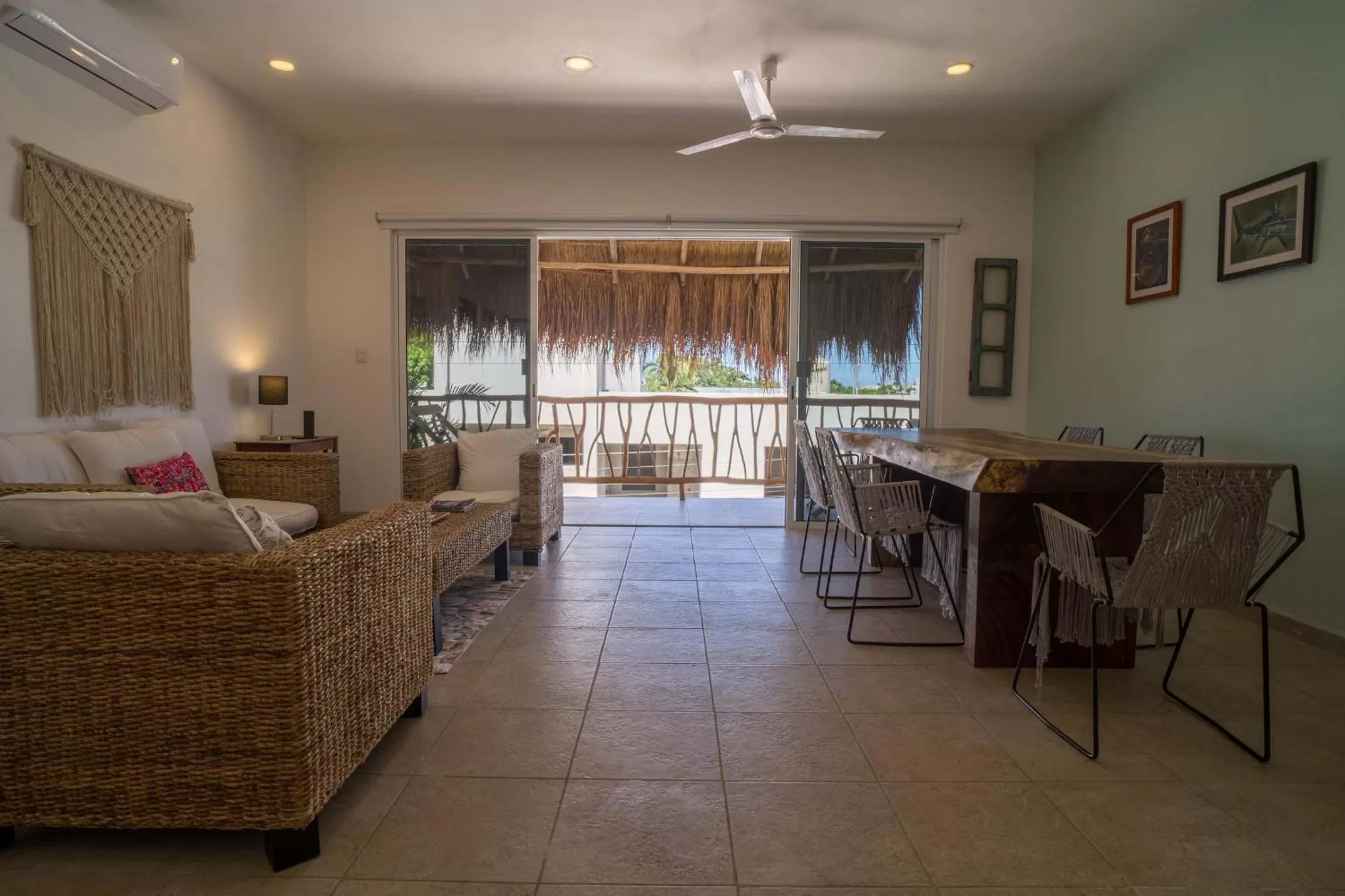 Living room in Caliza Tulum Hotel