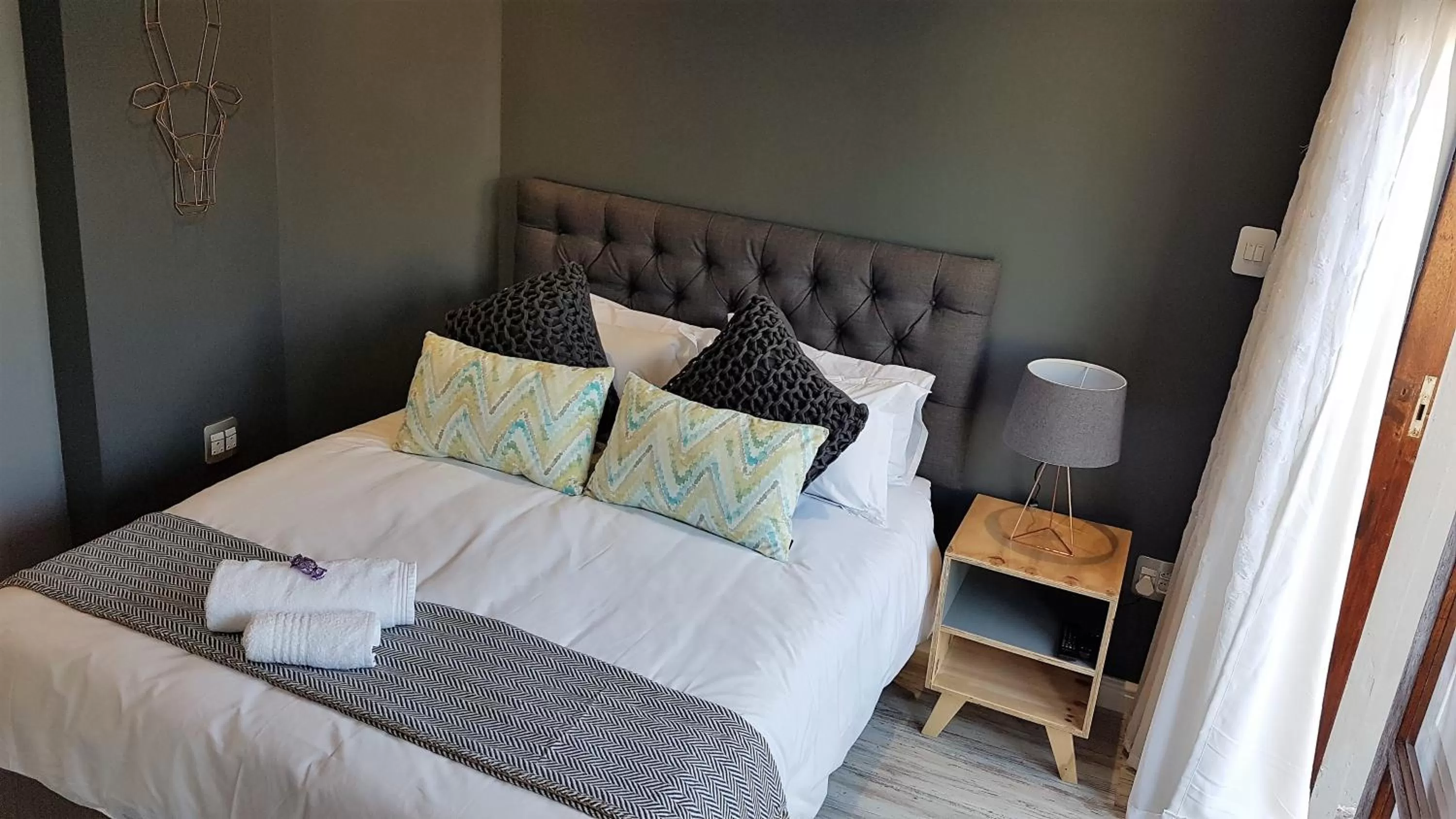 Bed in Riverview Guesthouse East London