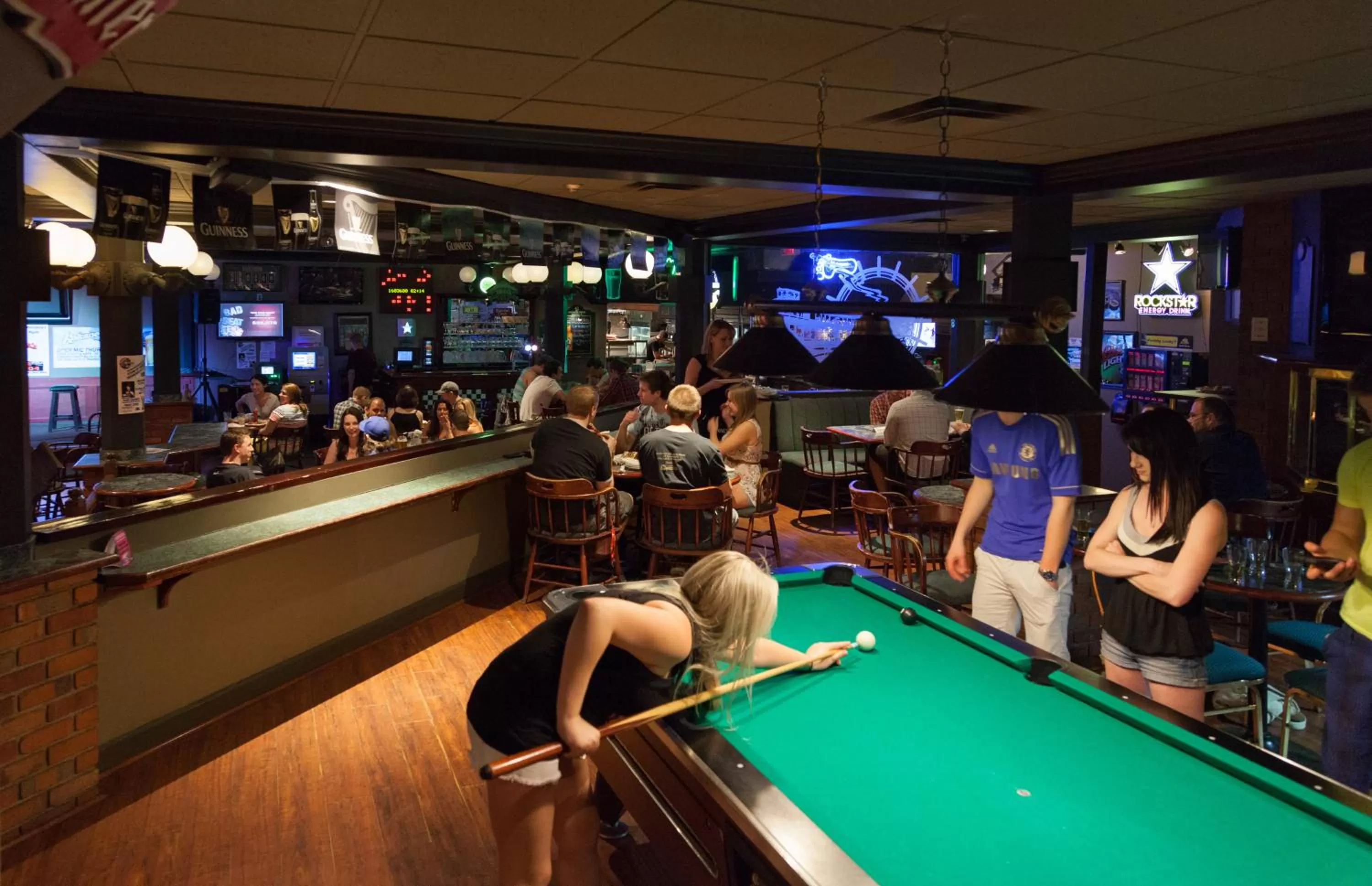 Billiard in The Royal Anne Hotel
