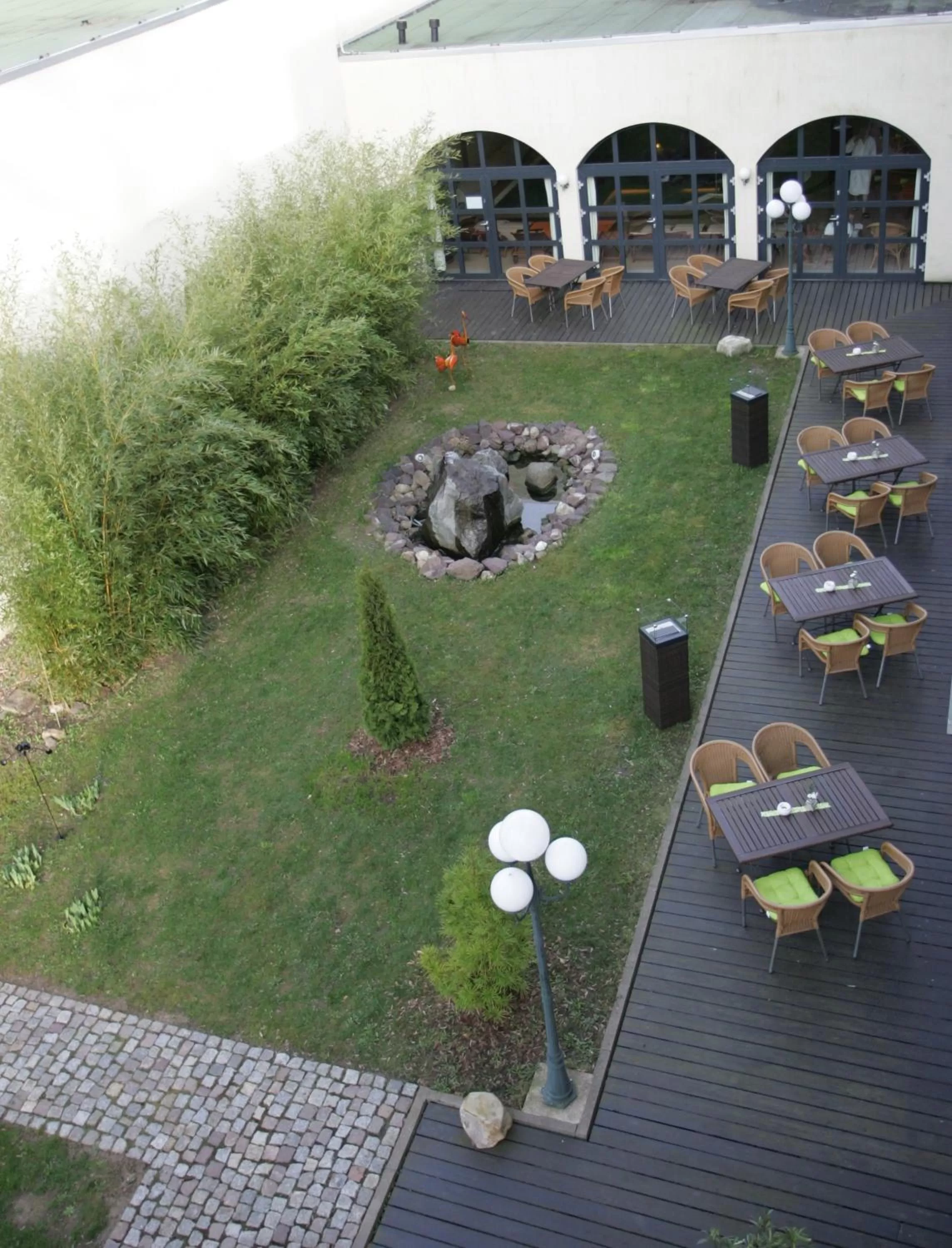 Patio in Hotel Balneolum Superior