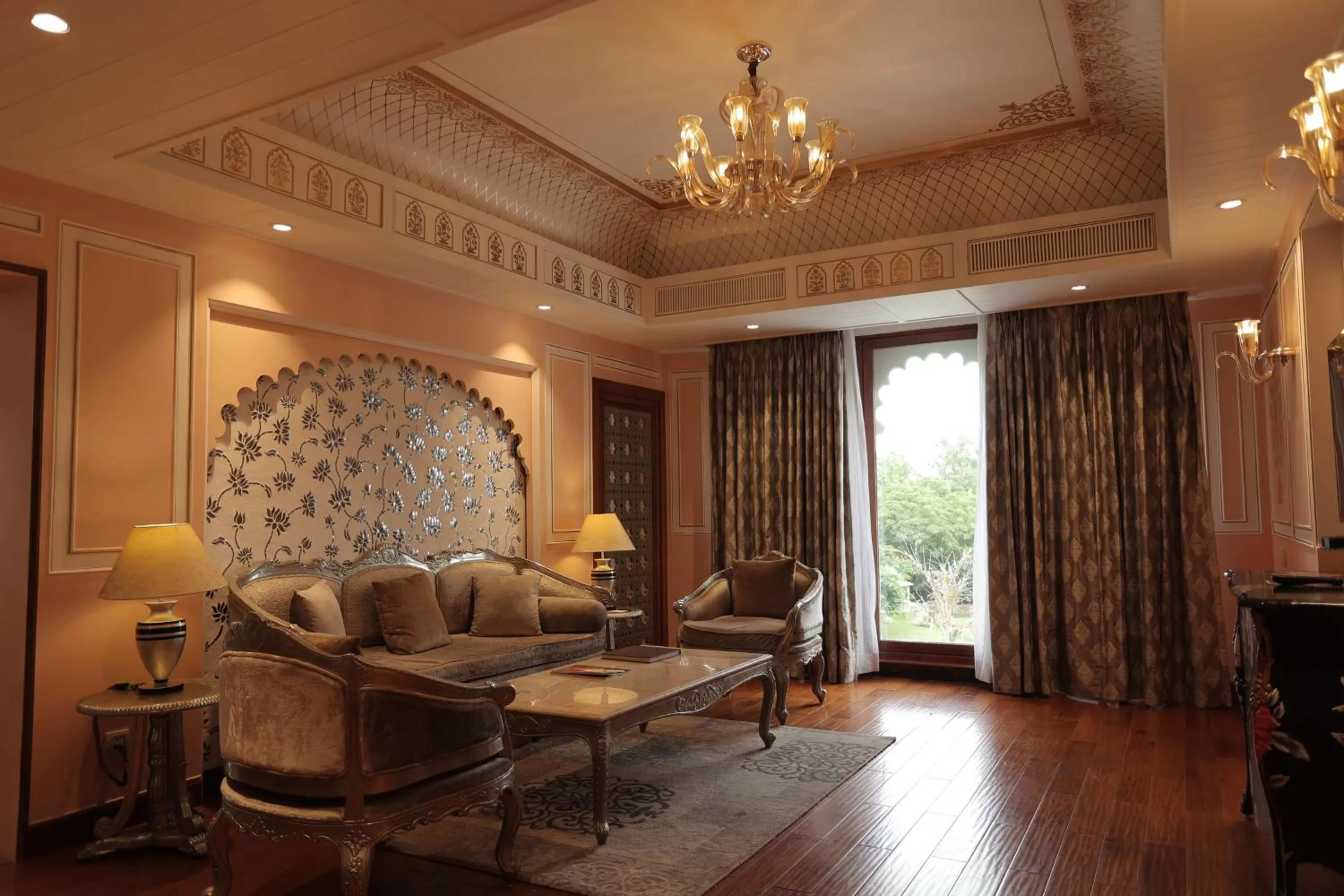 Photo of the whole room in Radisson Blu Udaipur Palace Resort & Spa