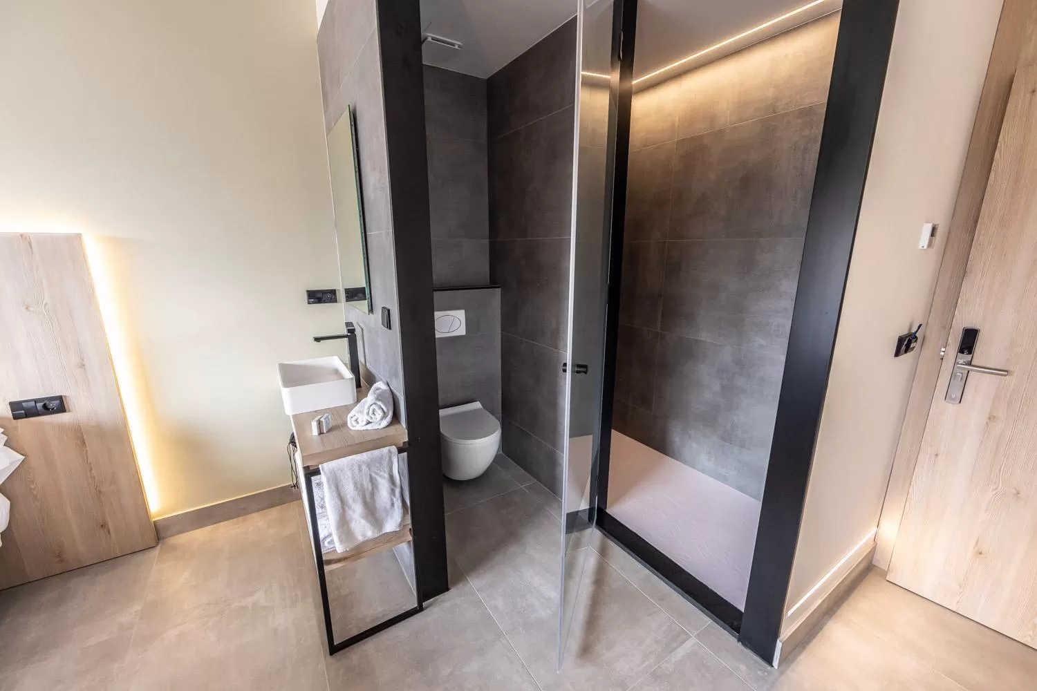 Shower in Hospedium Hotel Devalar Do Mar