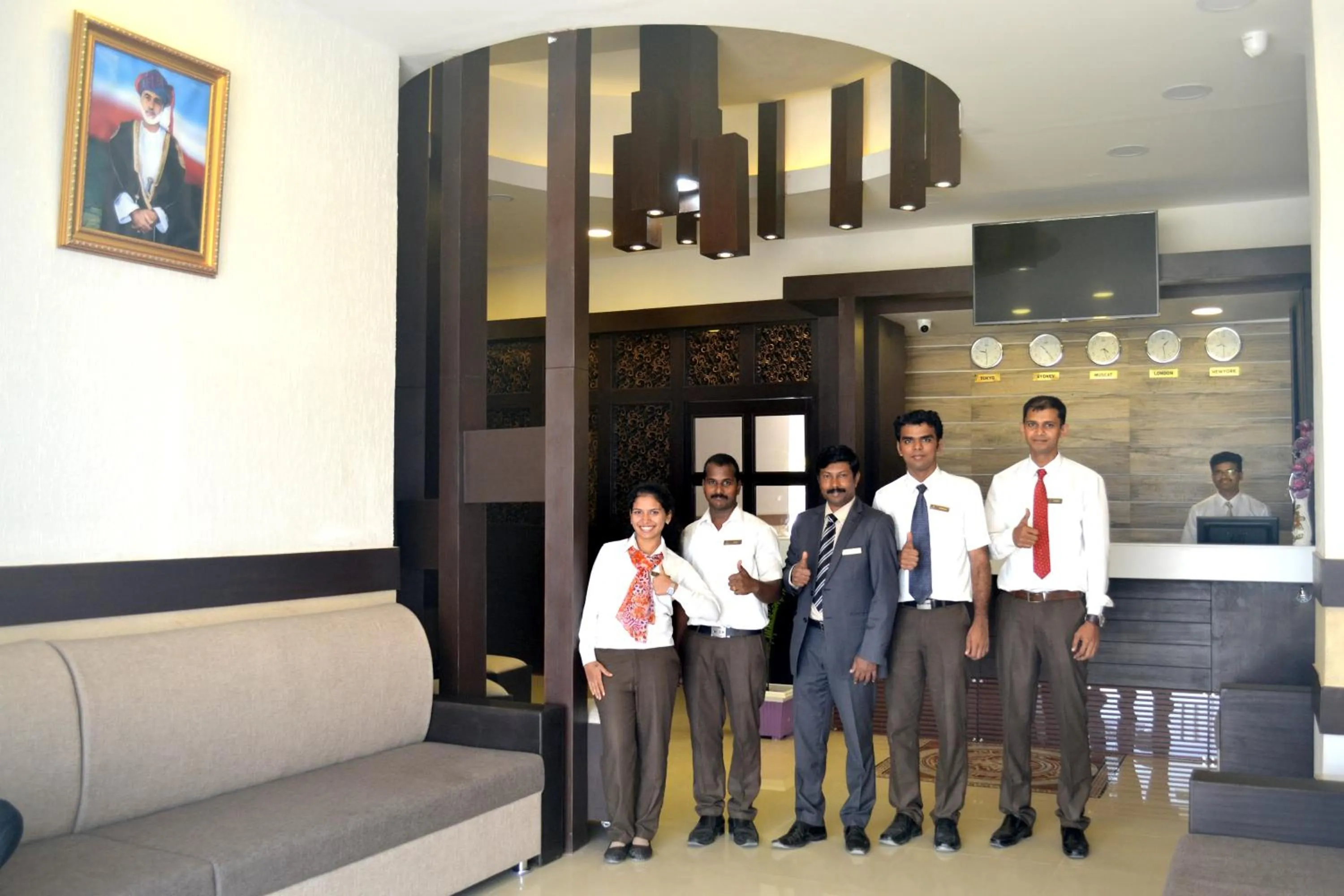 Staff in Gateway Salalah hotel apartments