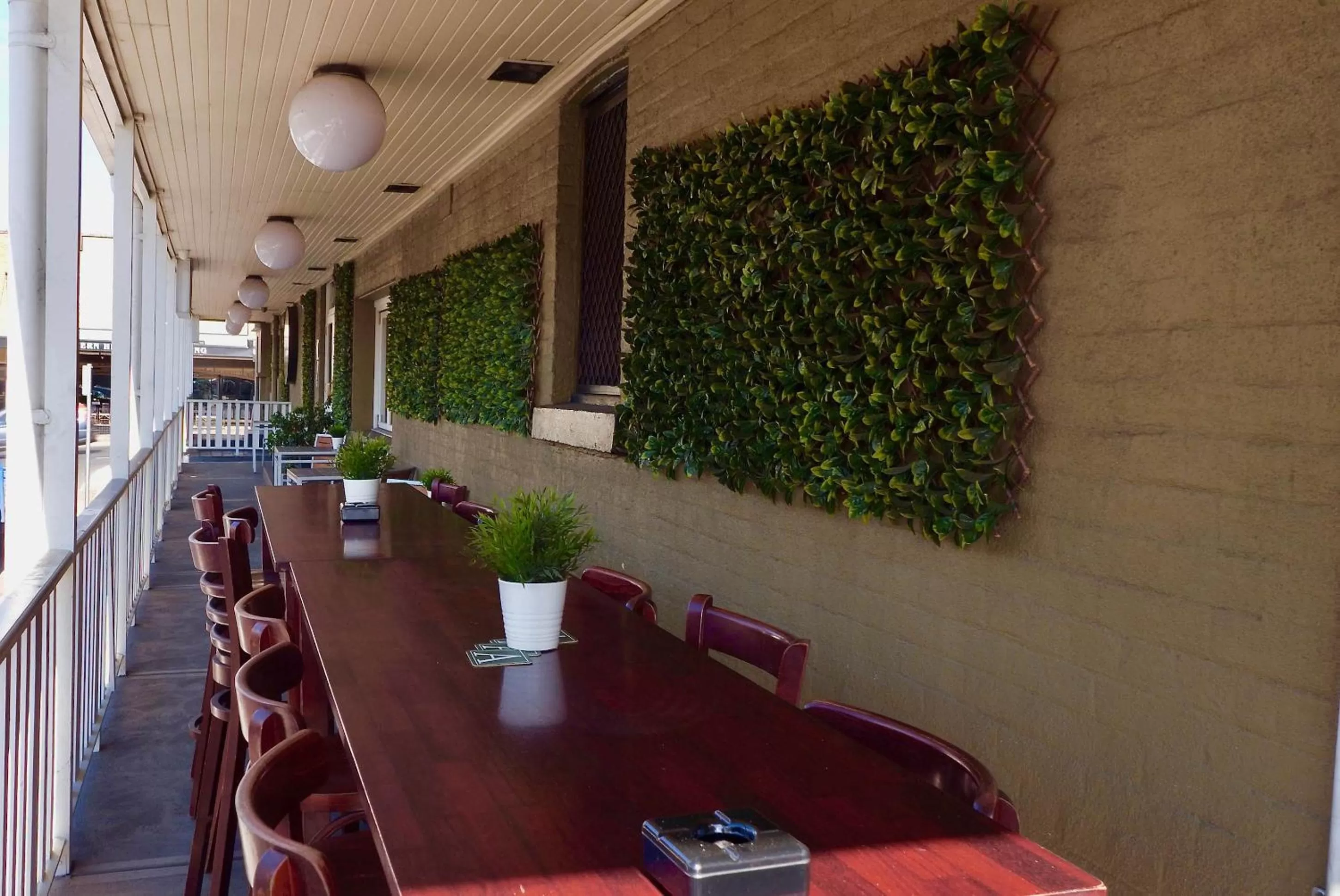 Patio in Argyle Hotel Southern Highlands