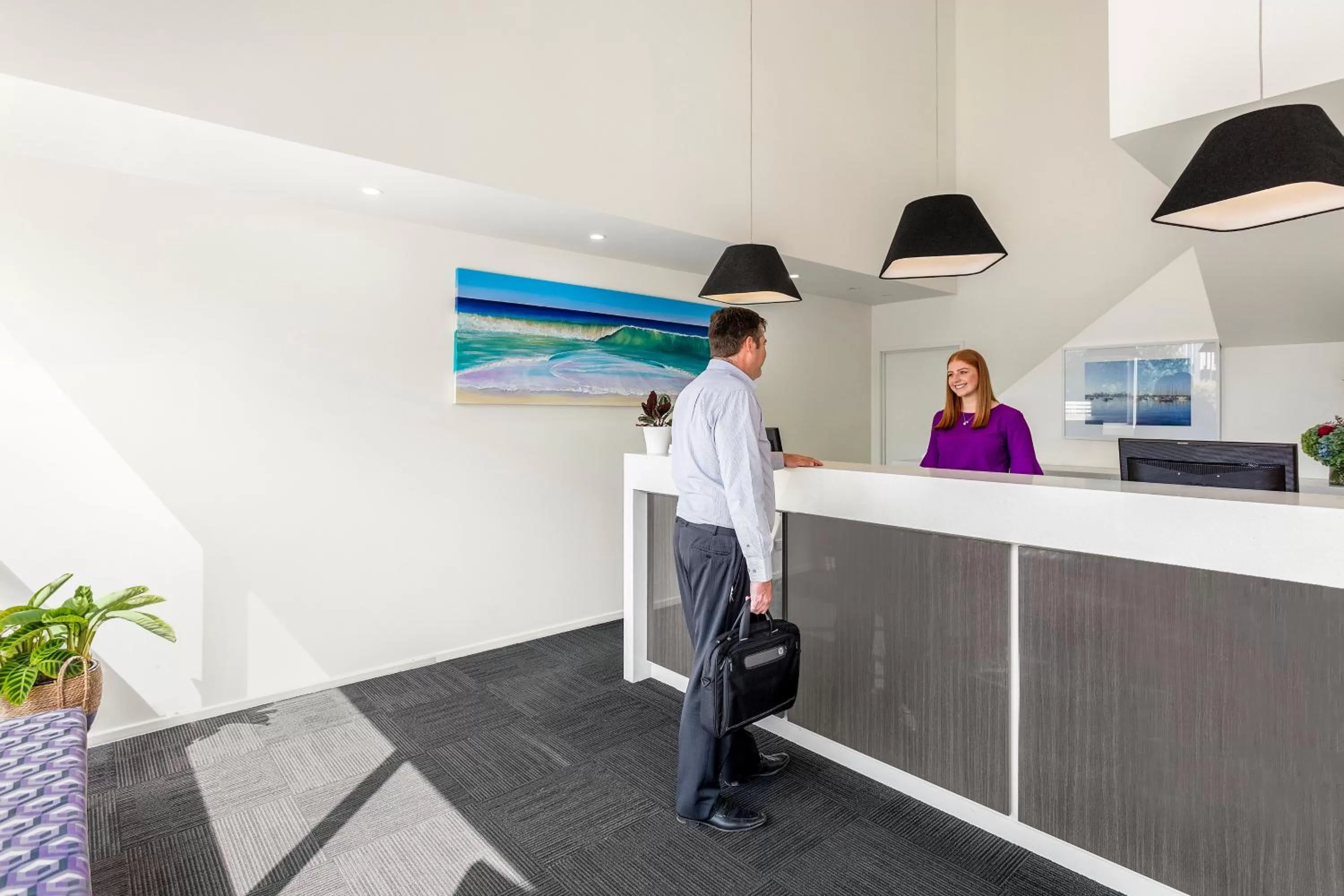 Lobby or reception in Quest Williamstown North