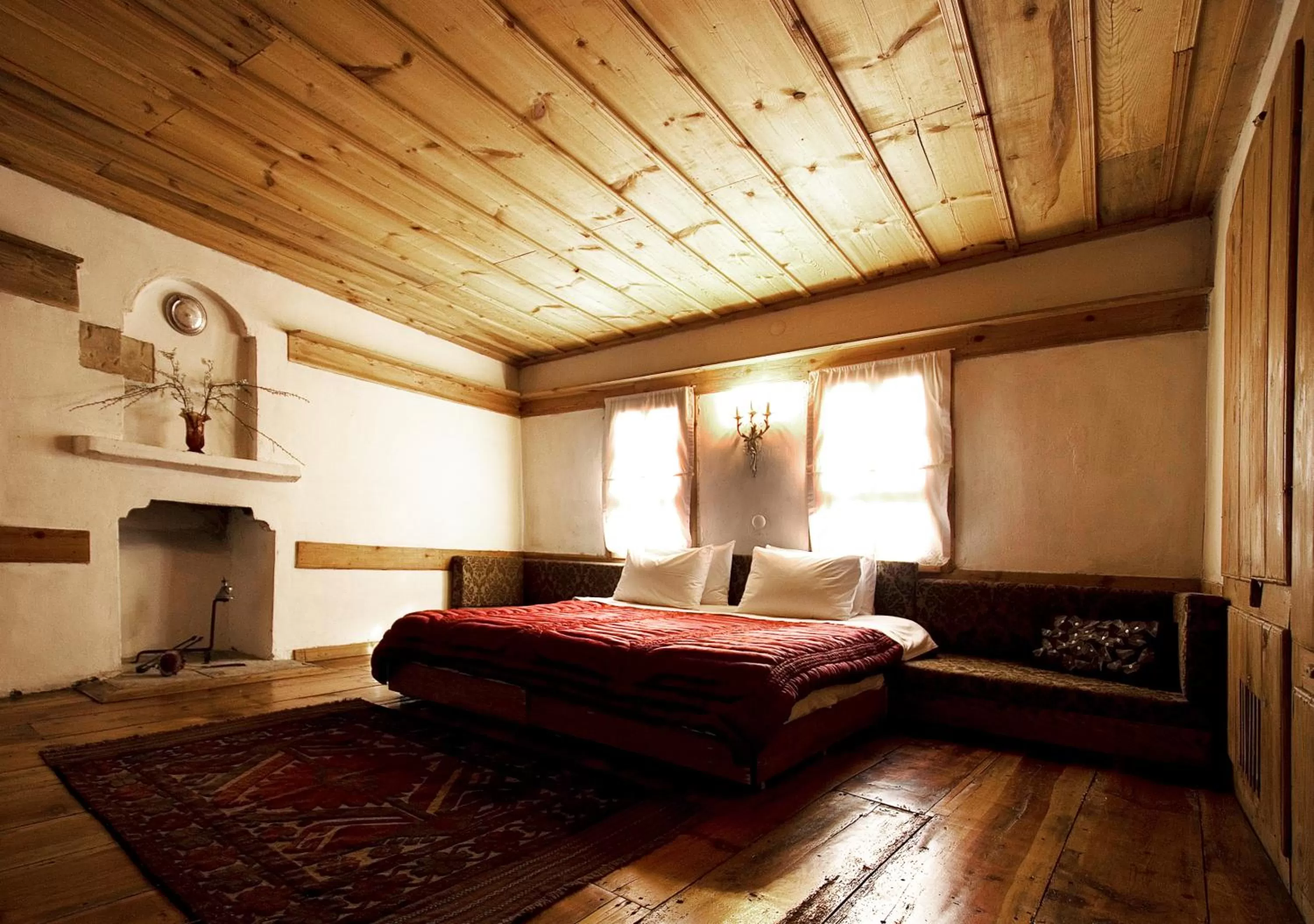 Bed in Gulevi Safranbolu Heritage Hotel